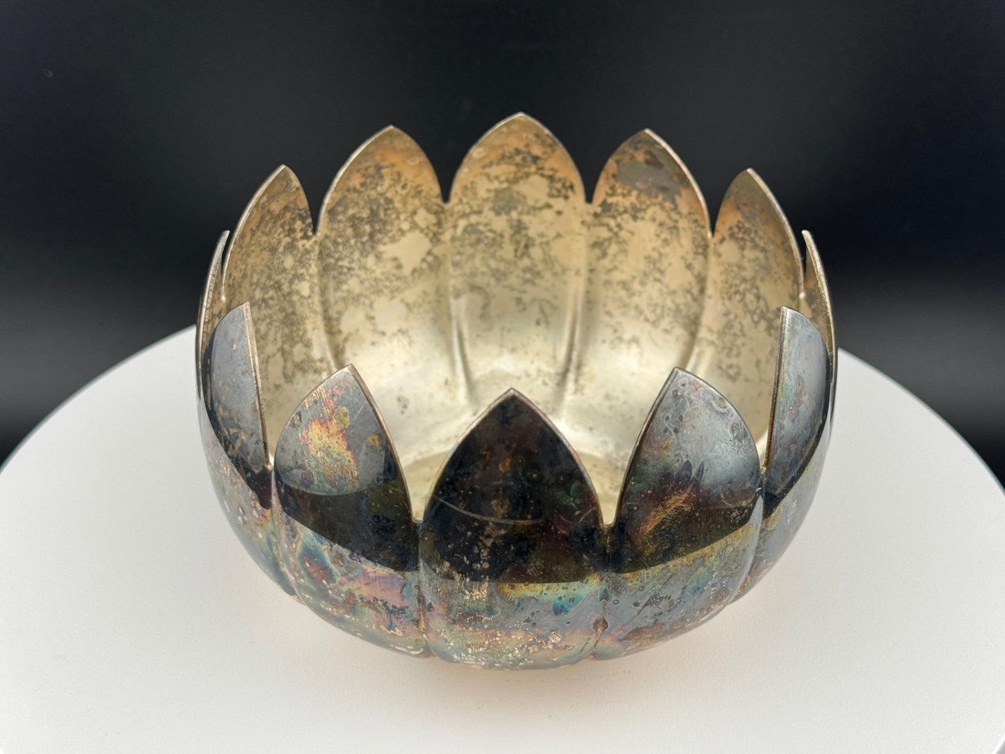 Reed & Barton 2-Piece Lotus Centerpiece