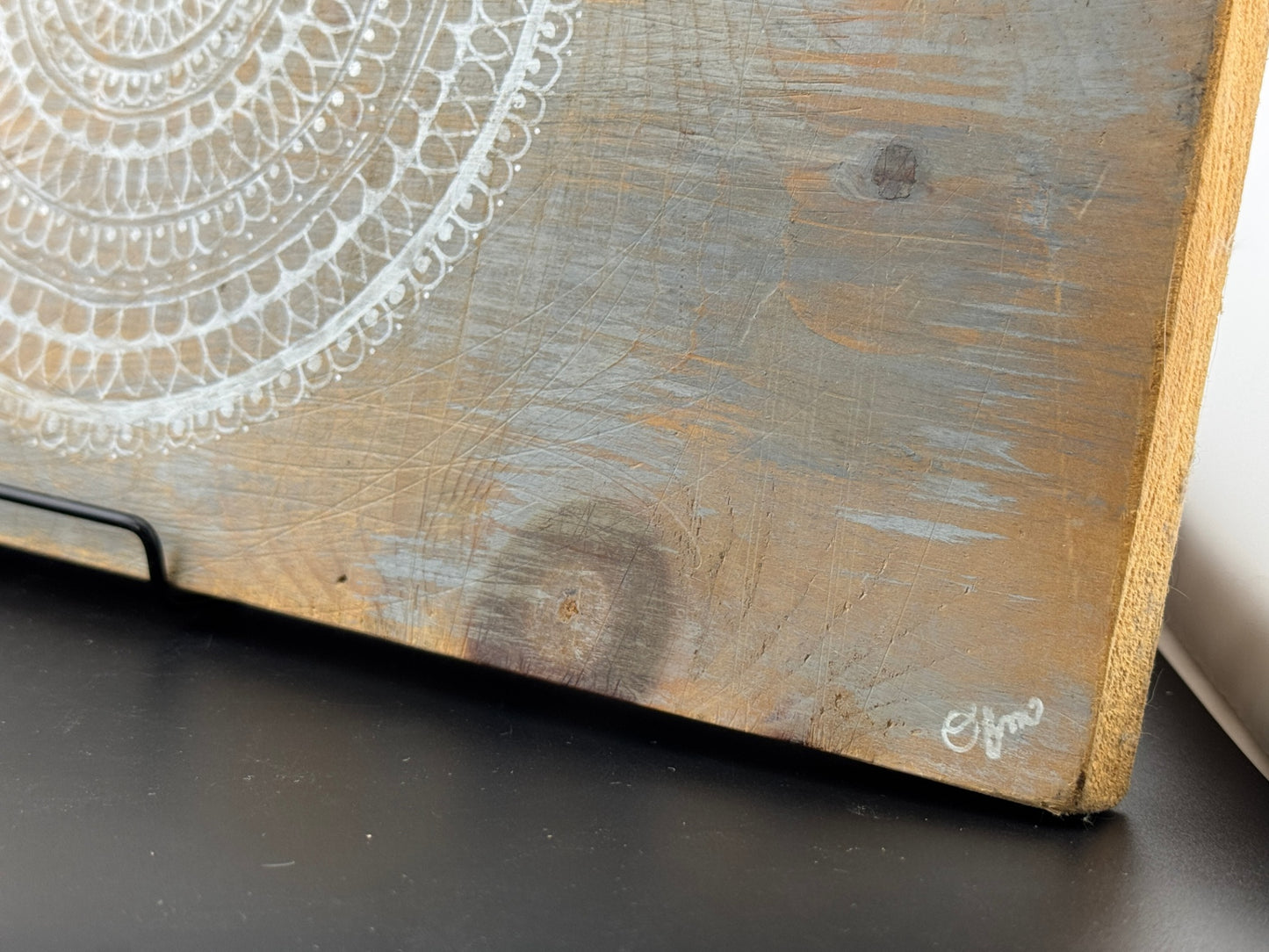 Mandala on Wood Art