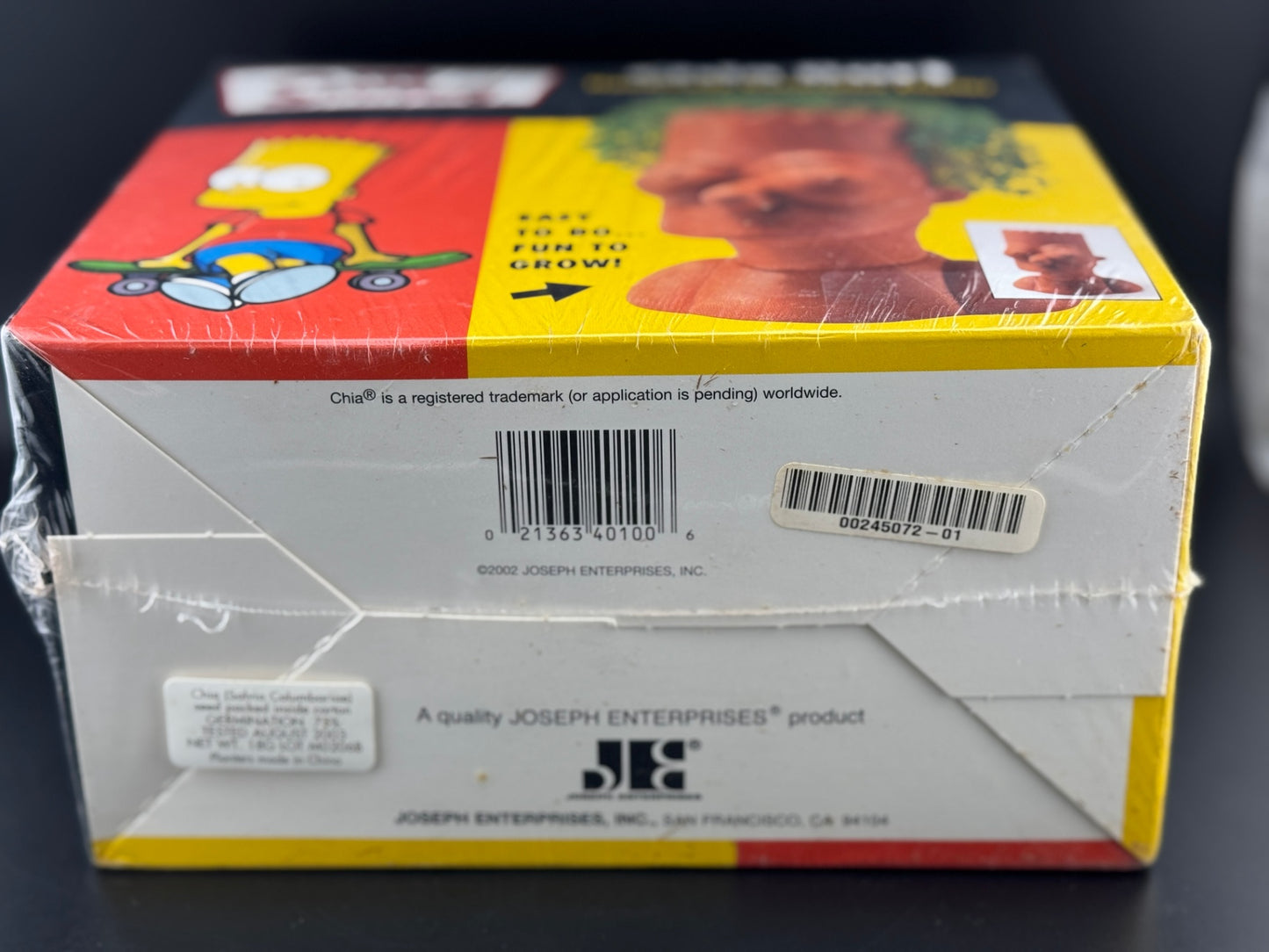 Vintage 2003 Chia Bart - New in Box