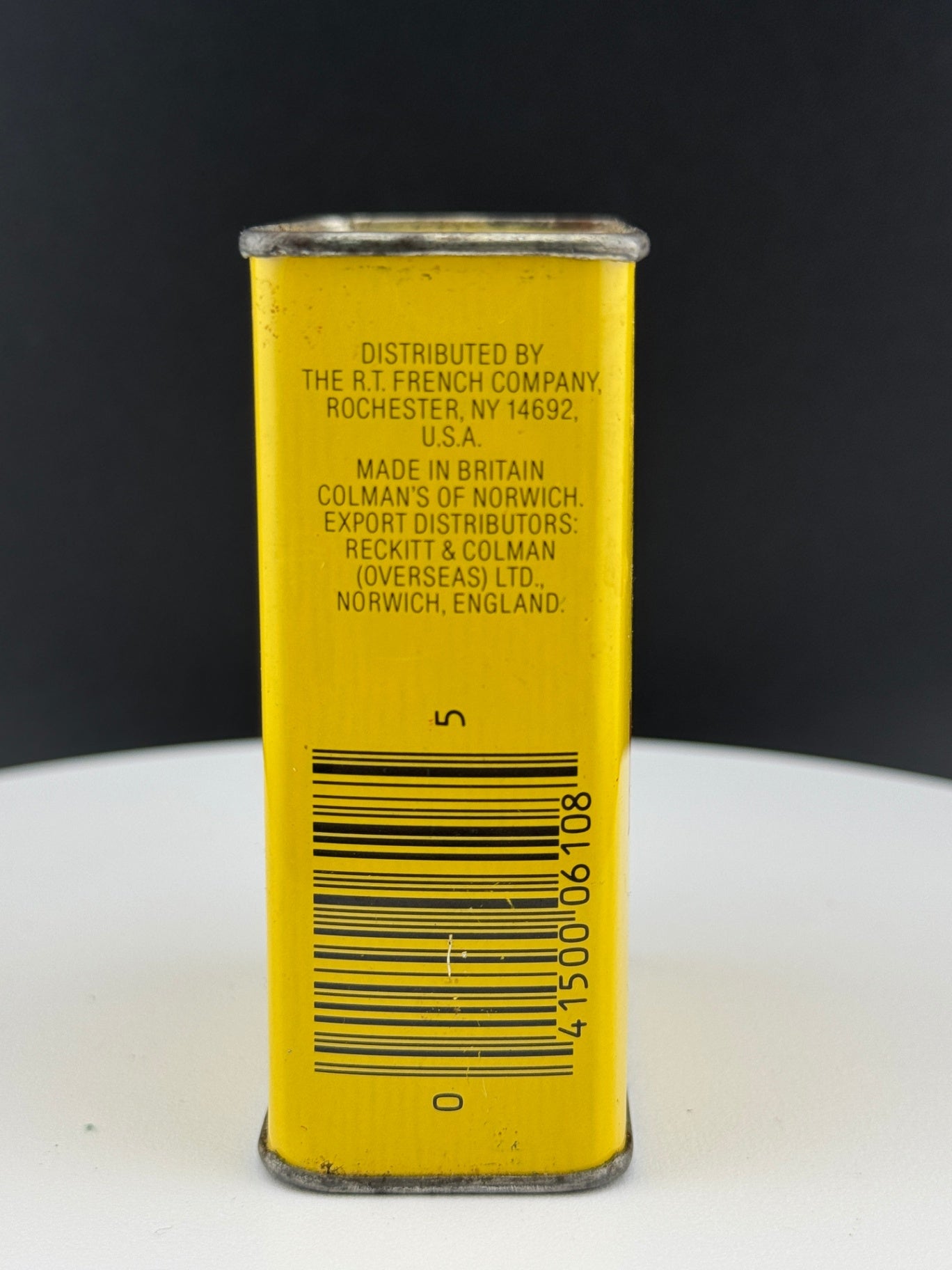 Vintage Colman's Mustard Double Superfine Tin