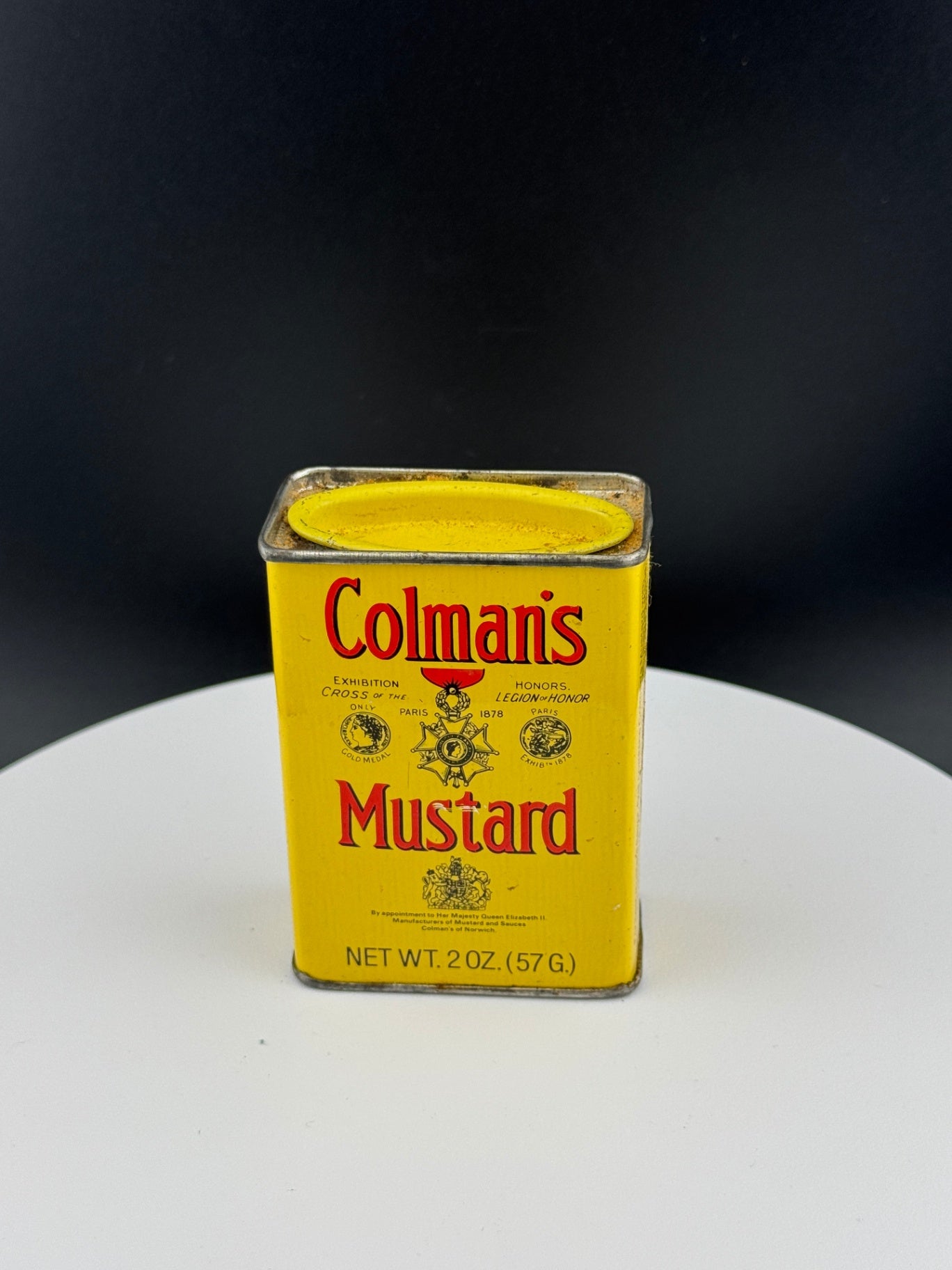 Vintage Colman's Mustard Double Superfine Tin