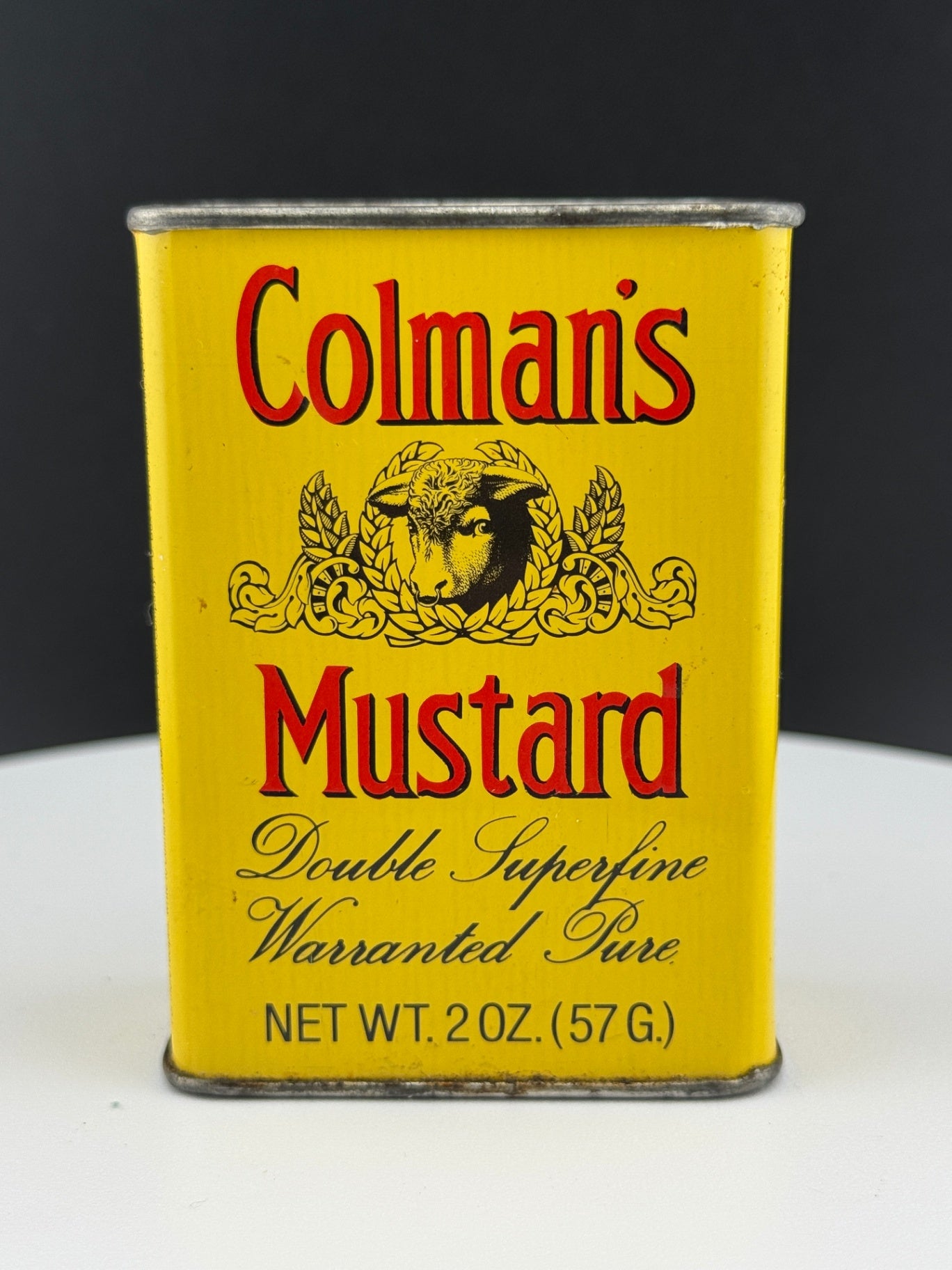 Vintage Colman's Mustard Double Superfine Tin