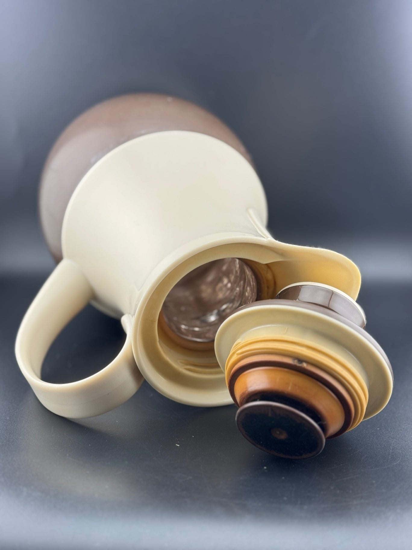 Vintage Thermos No. 570 Ingried - Beige & Brown