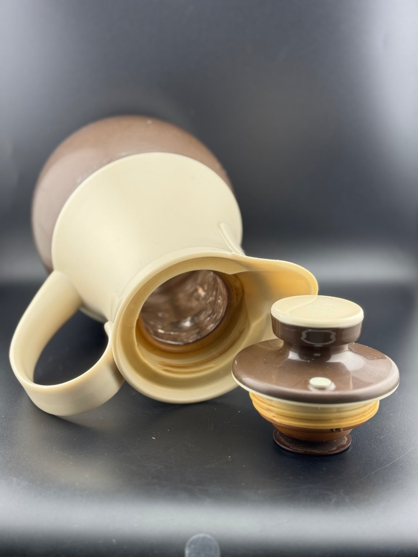 Vintage Thermos No. 570 Ingried - Beige & Brown