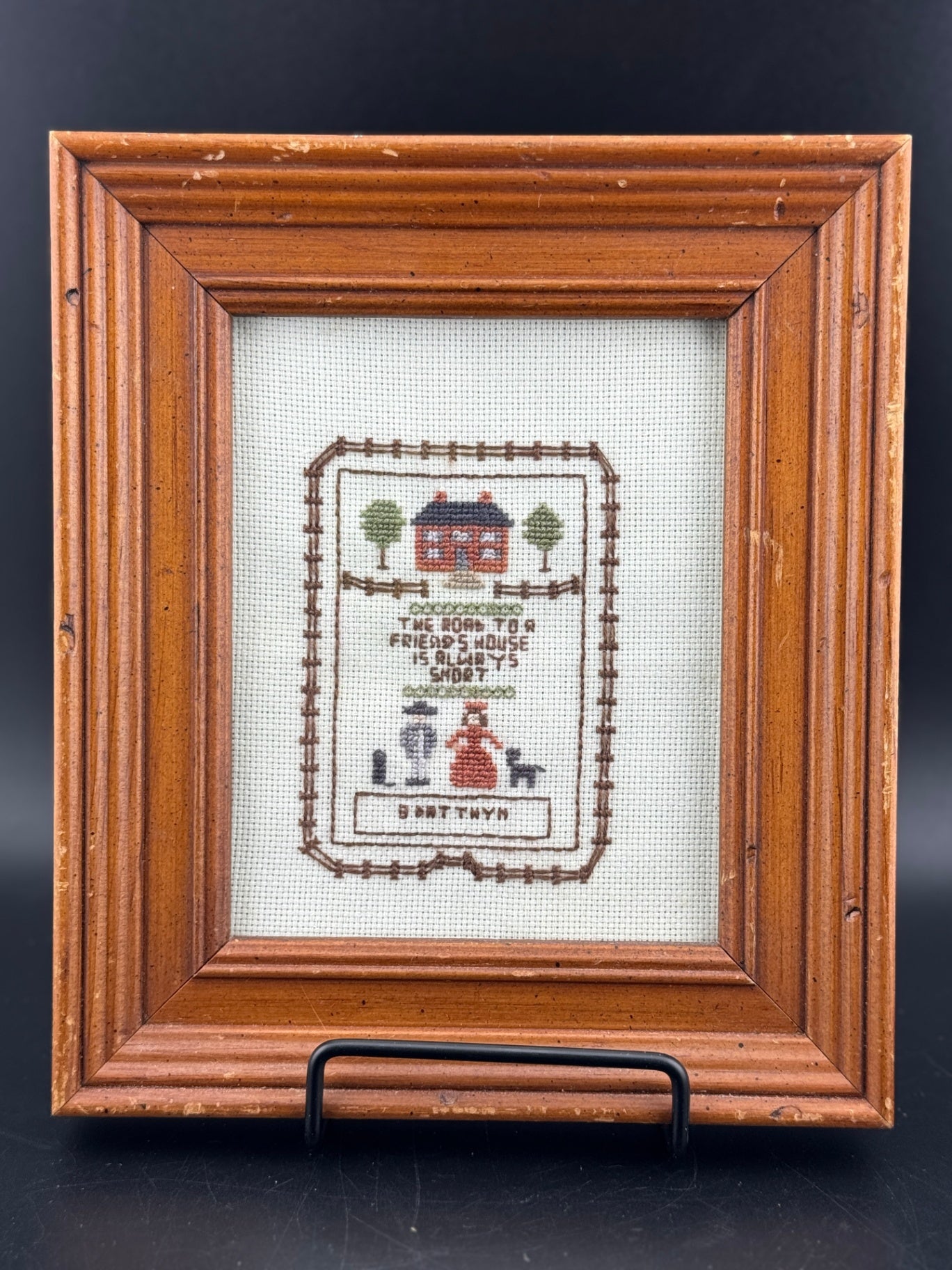 The Road to a Friend's Cross Stitch