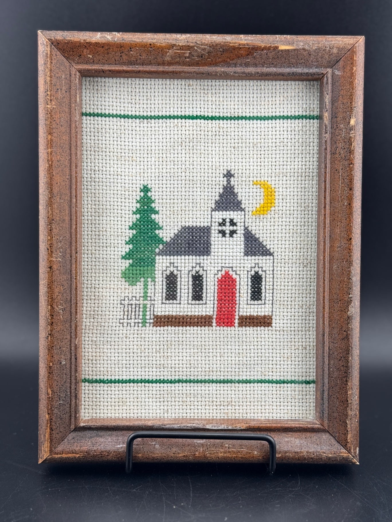 Little White Church Cross Stitch