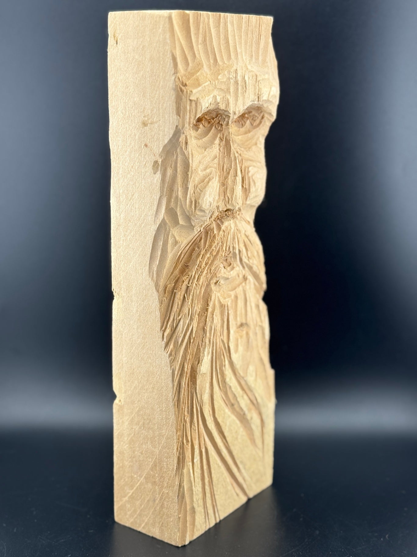 Hand Carved Folk Wood Spirit