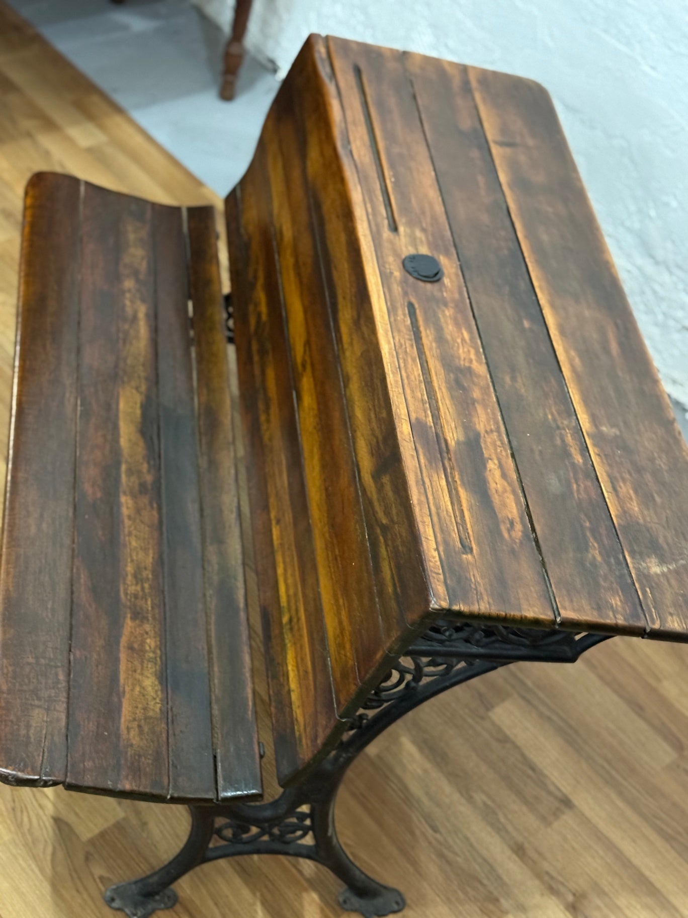 19th Century Double Bench School Desk