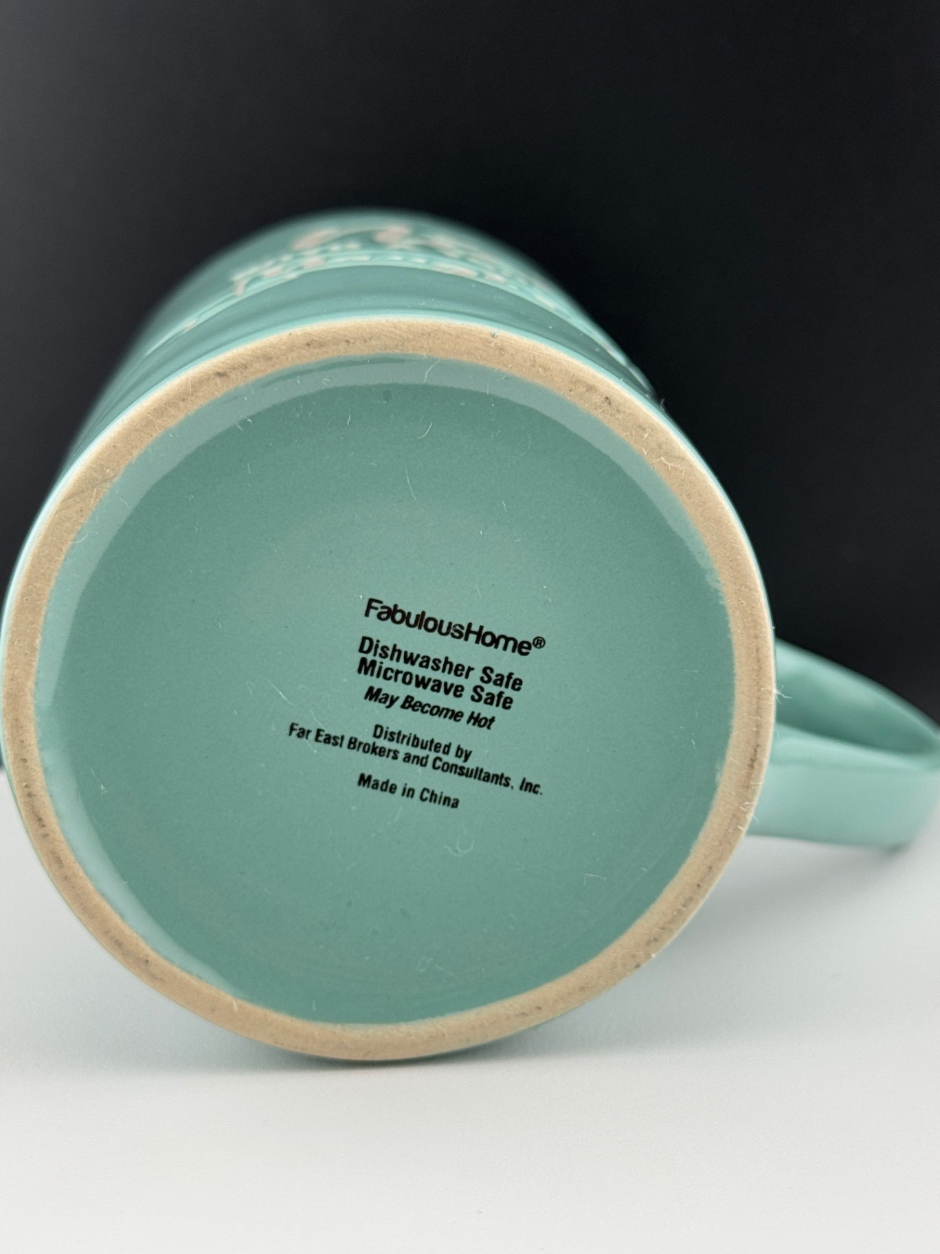 Nice with a Touch of Naughty Turquoise Mug by Fabulous Home