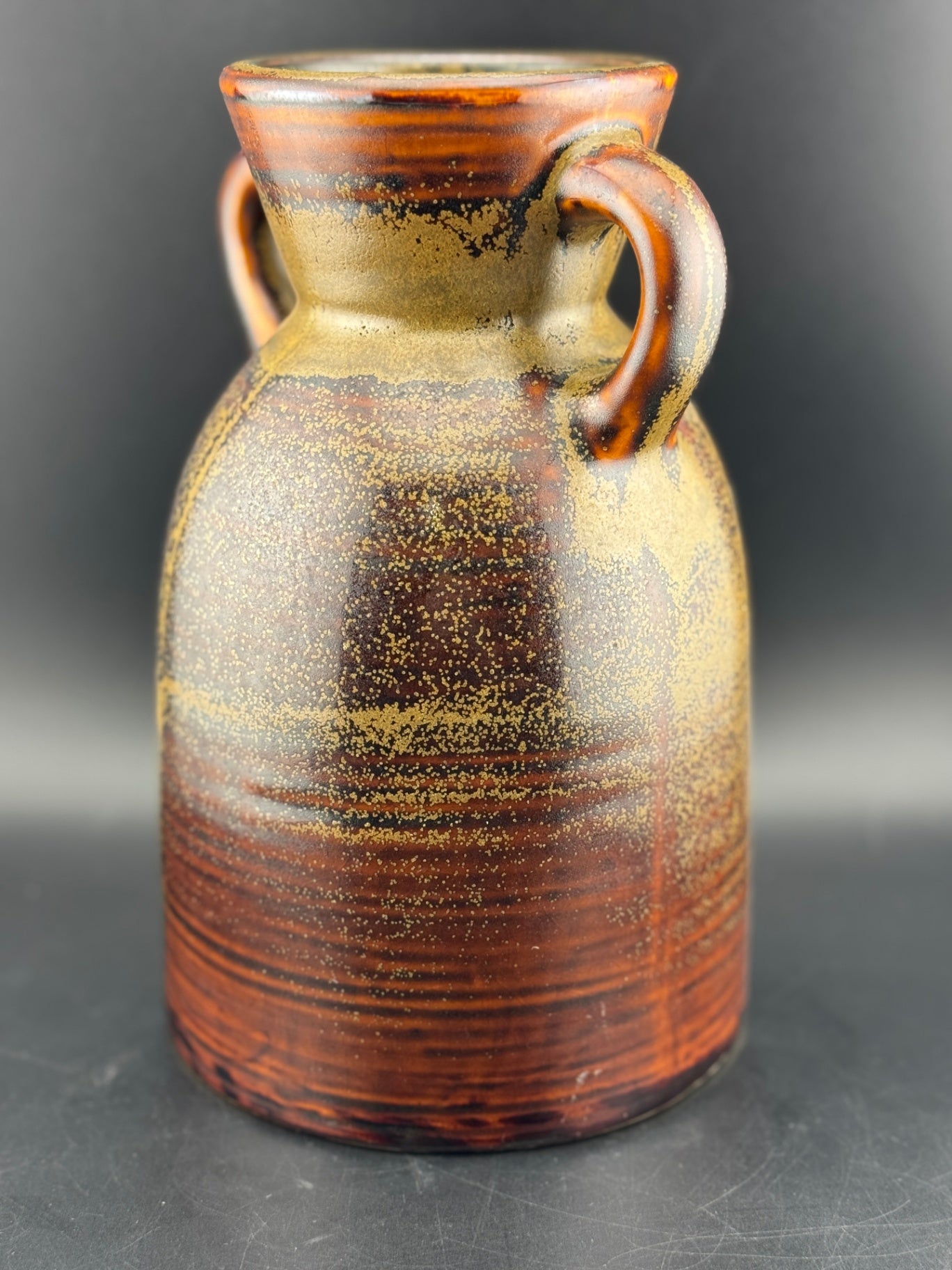 Vintage Hosley Pottery Two-Handle Urn Vase