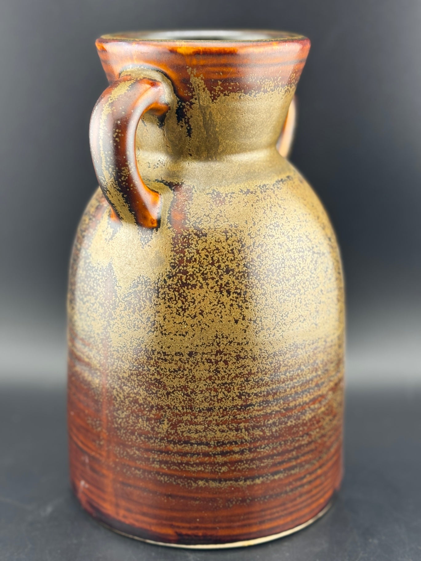 Vintage Hosley Pottery Two-Handle Urn Vase