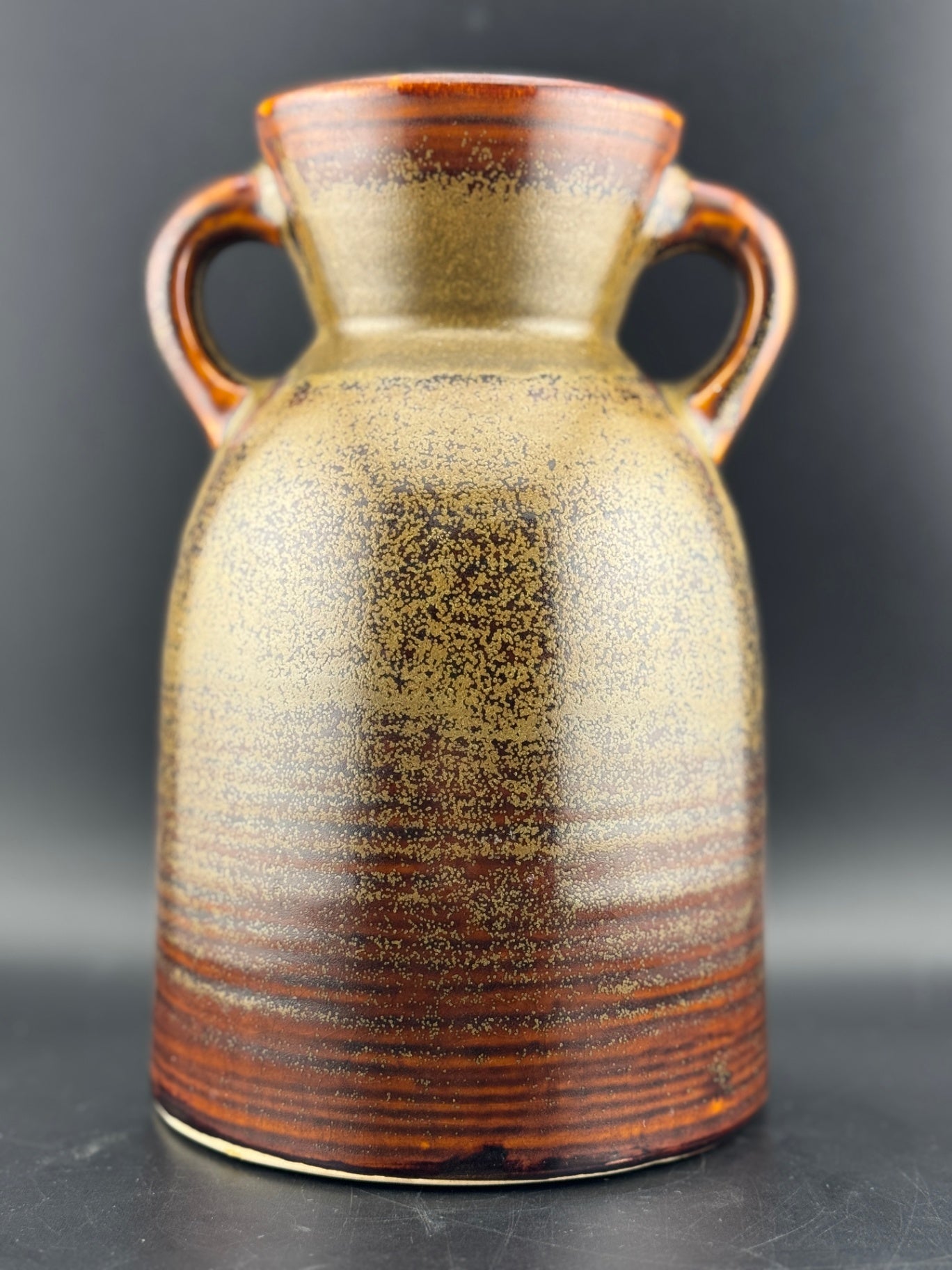 Vintage Hosley Pottery Two-Handle Urn Vase