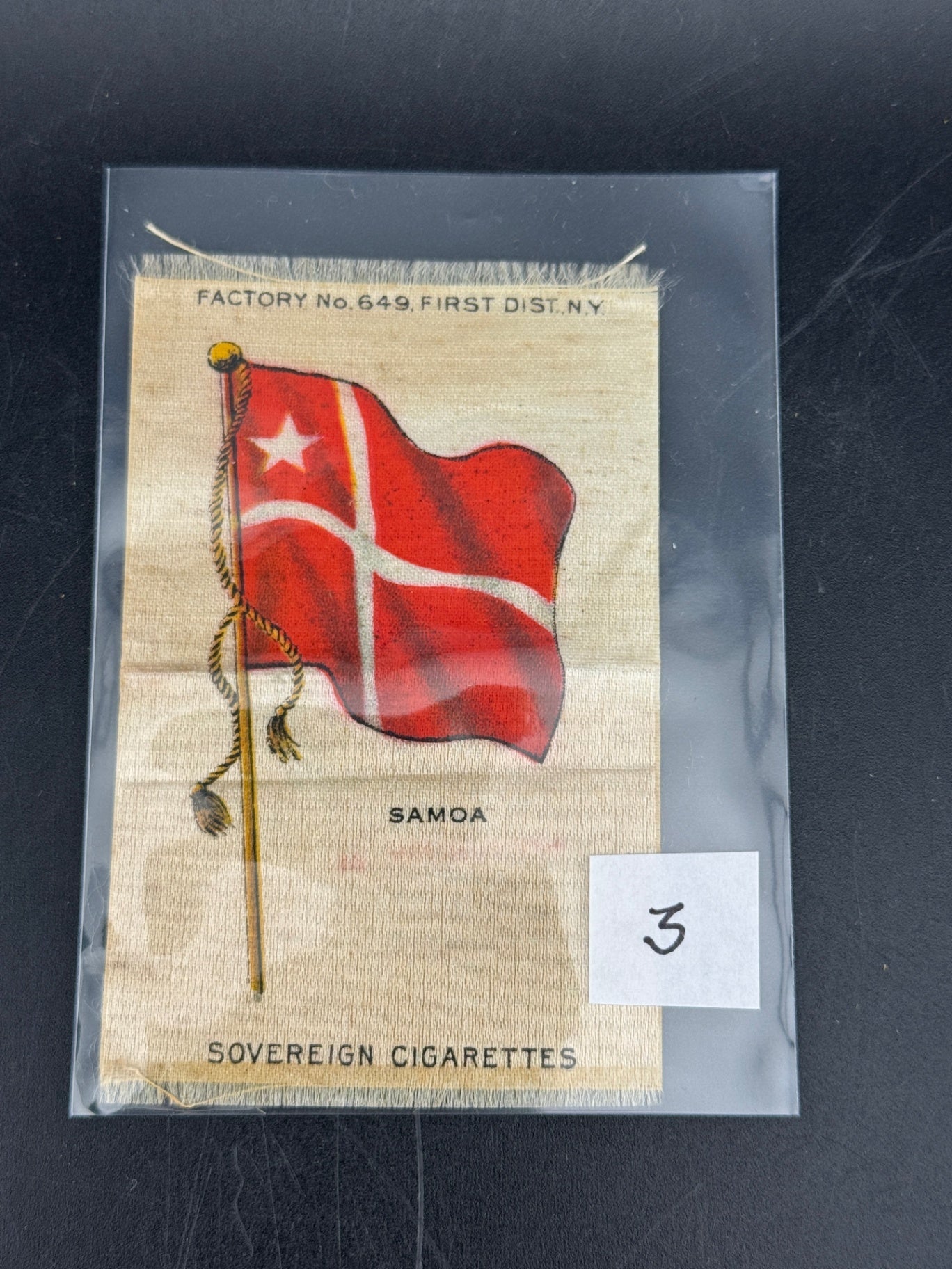 Assorted Flags Antique Cigarette Silks