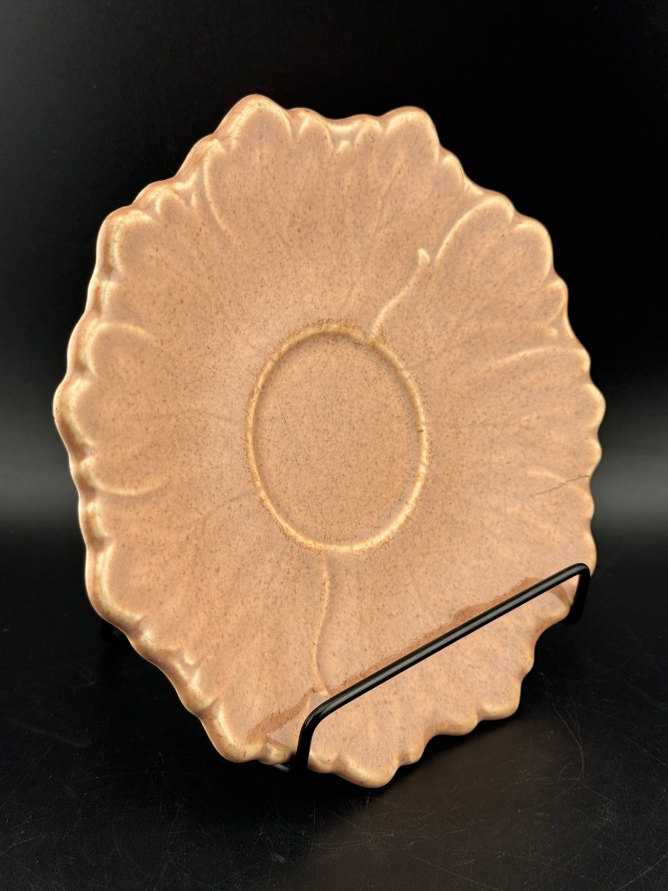 Woodfield Salmon Pink Saucer by Steubenville