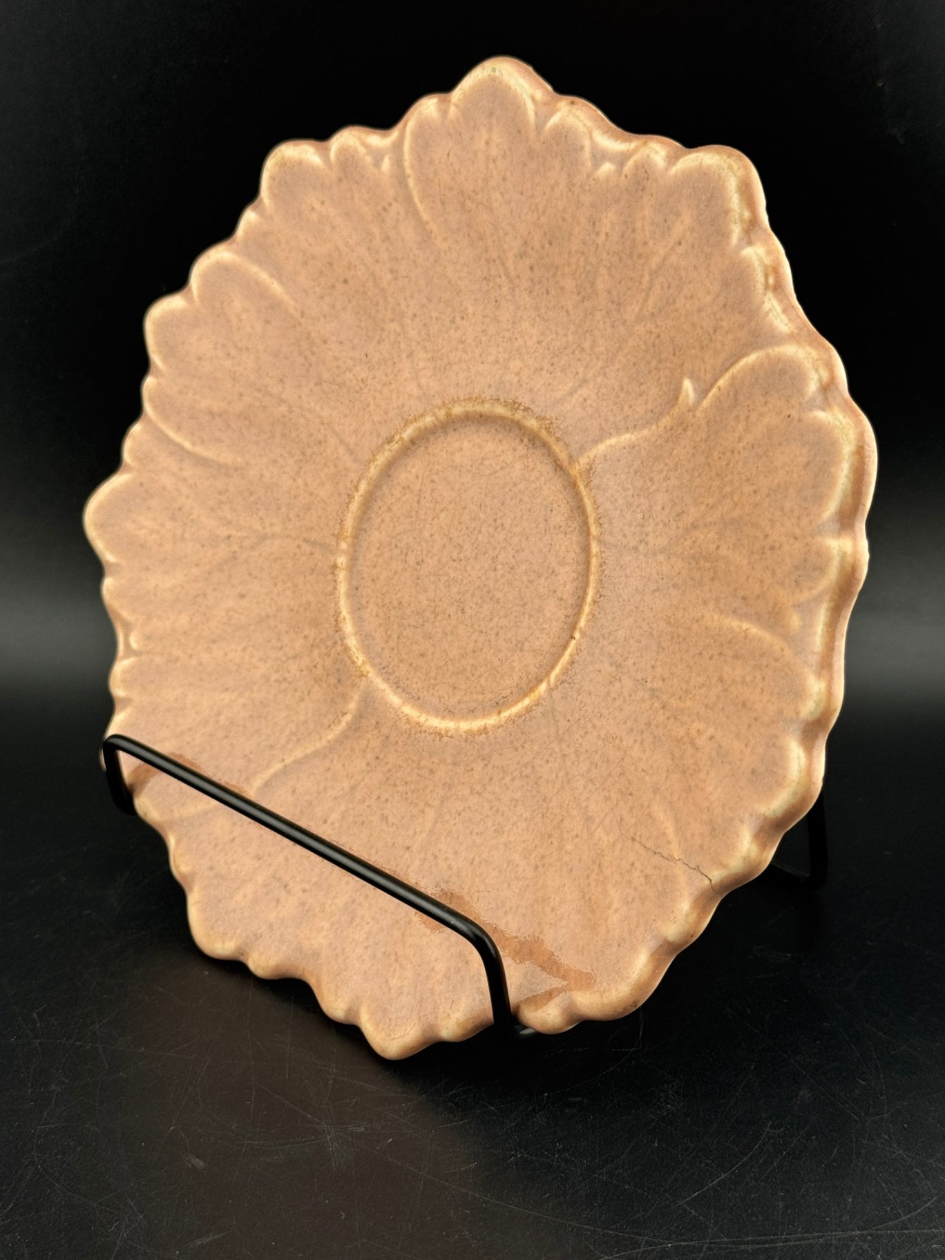 Woodfield Salmon Pink Saucer by Steubenville