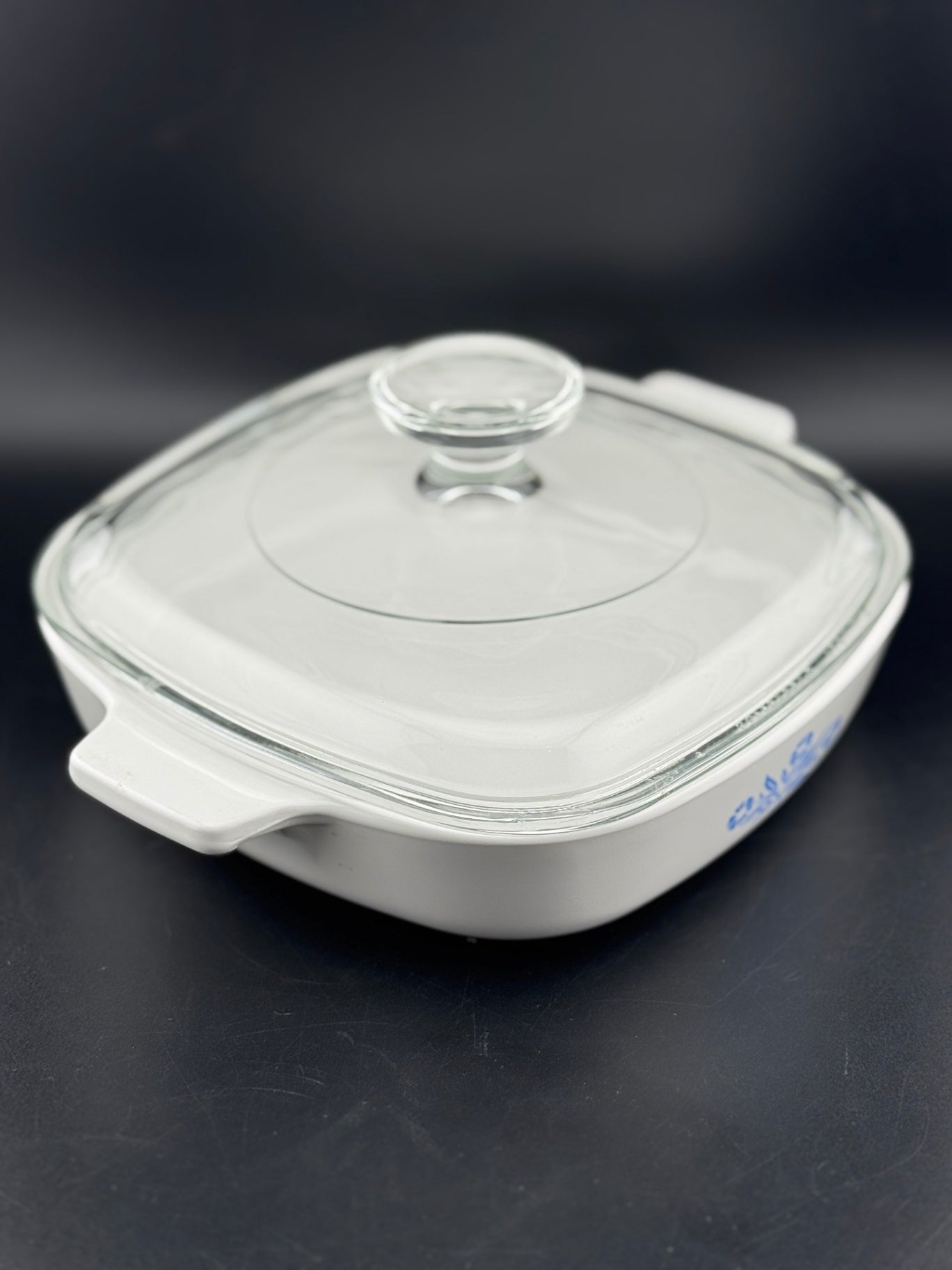 Cornflower Blue by Corning - .75 Qt Square Casserole with Lid