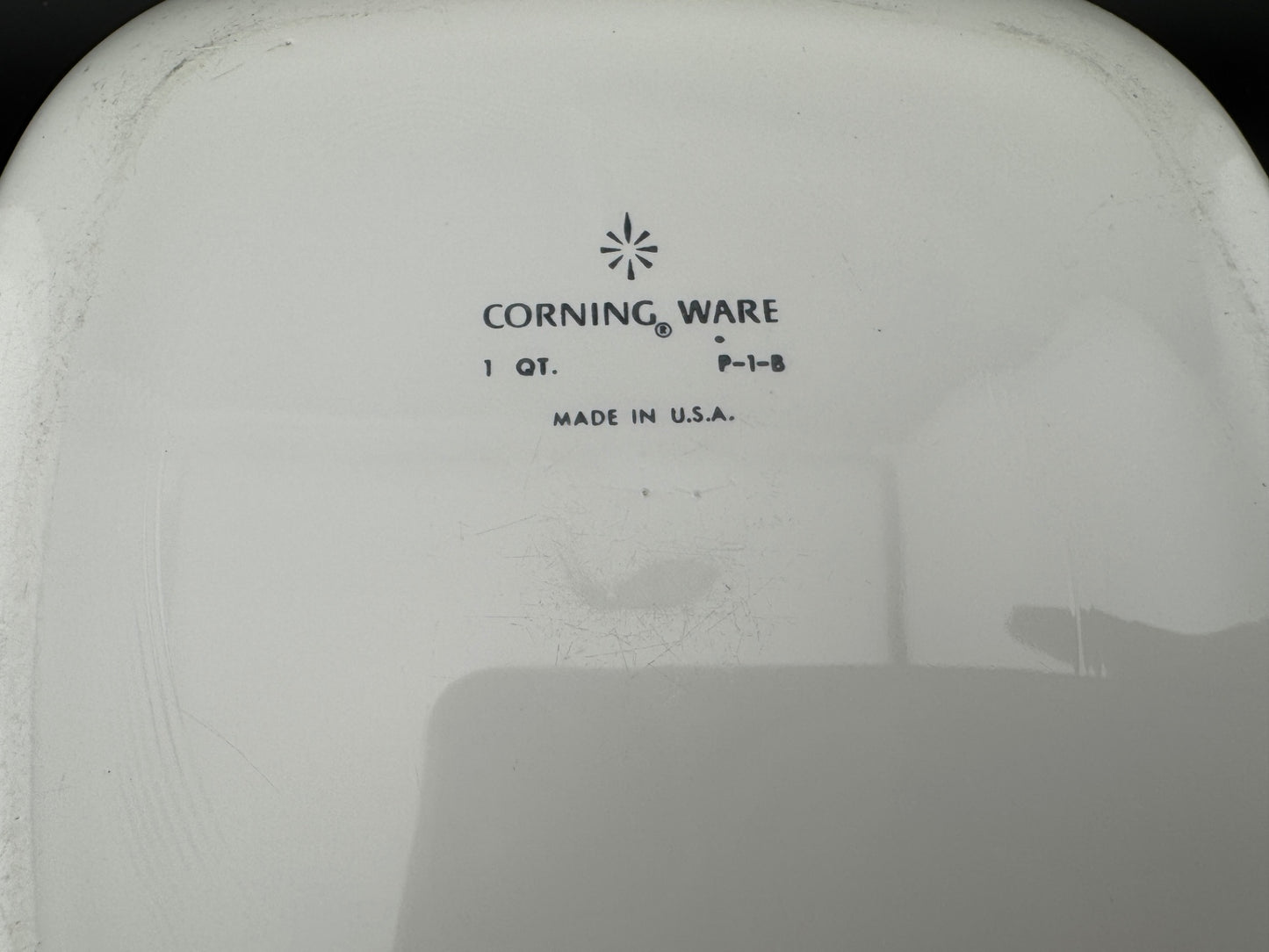 Cornflower Blue by Corning - 1 Quart Square Casserole No Lid