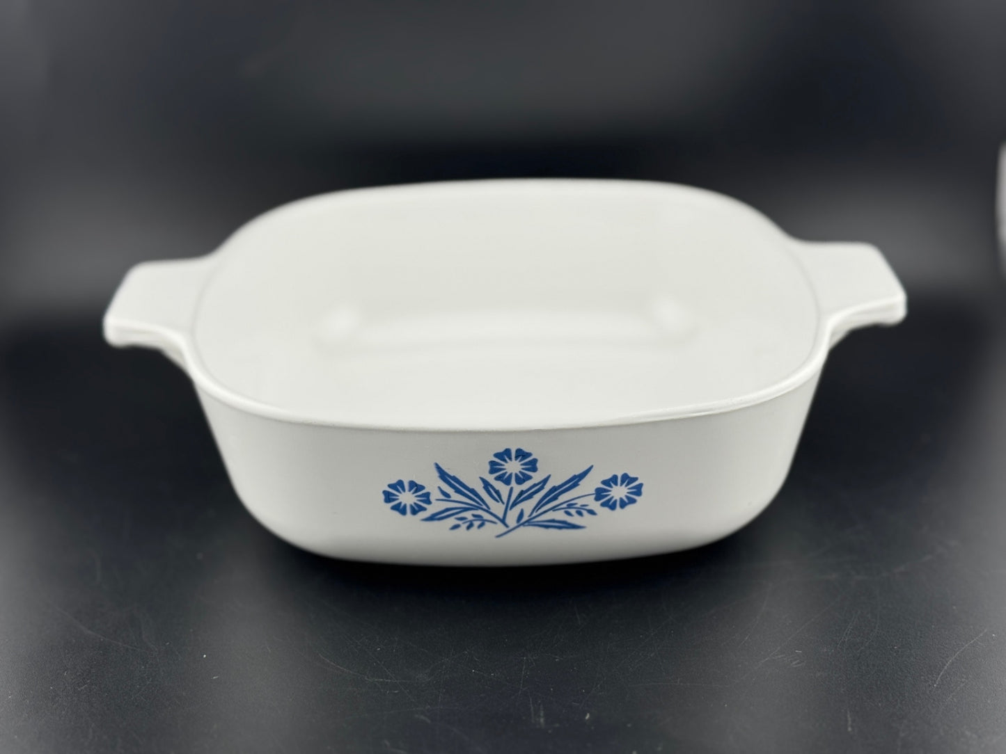 Cornflower Blue by Corning - 1 Quart Square Casserole No Lid