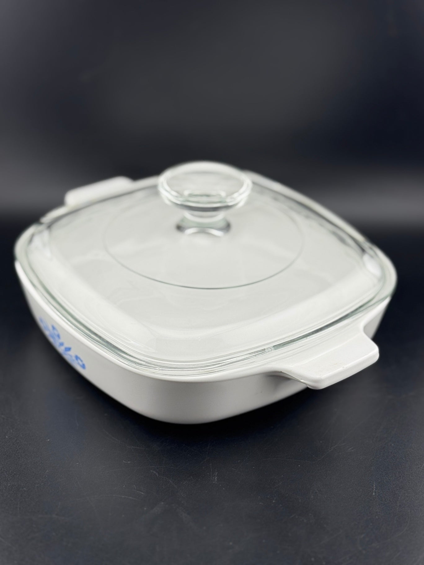 Cornflower Blue by Corning - .75 Qt Square Casserole with Lid