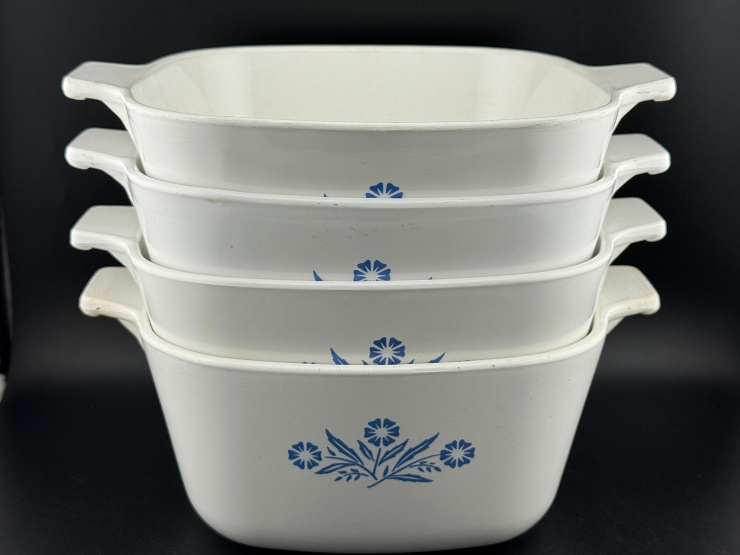Cornflower Blue by Corning - 1.75 Quart Square Casserole No Lid