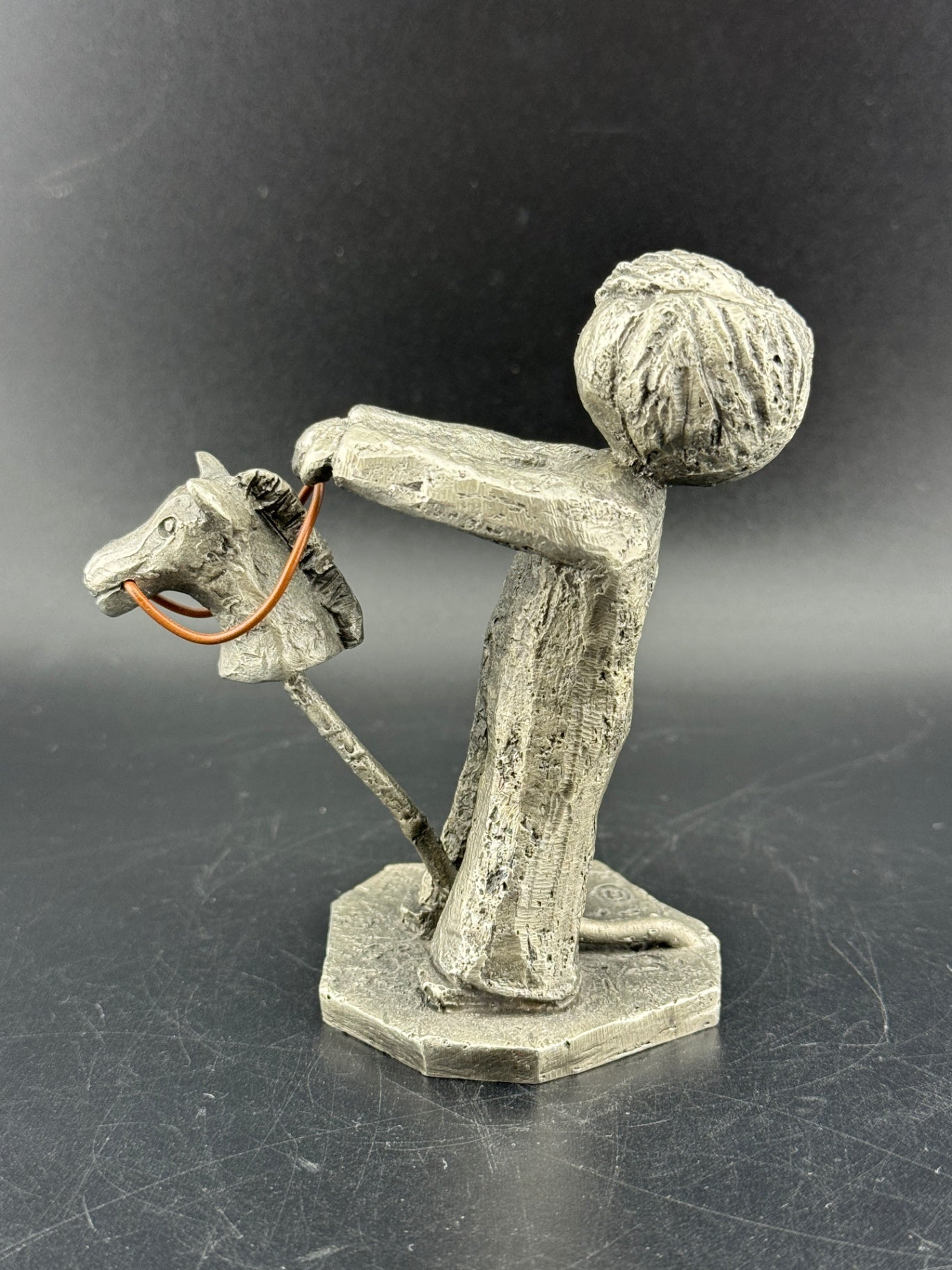 Walli Ortman's The Littles - 0061 - Boy with Stick Horse