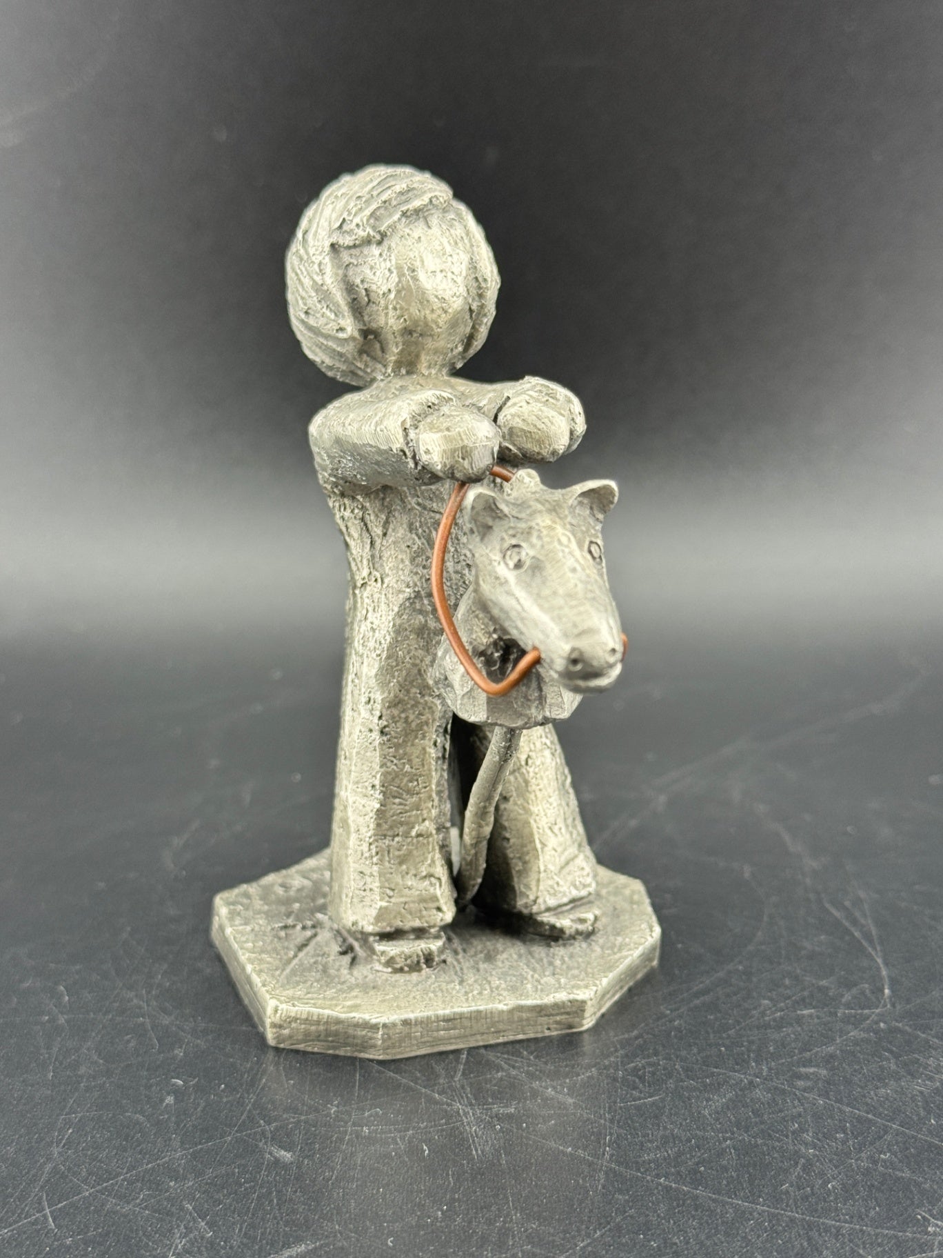 Walli Ortman's The Littles - 0061 - Boy with Stick Horse