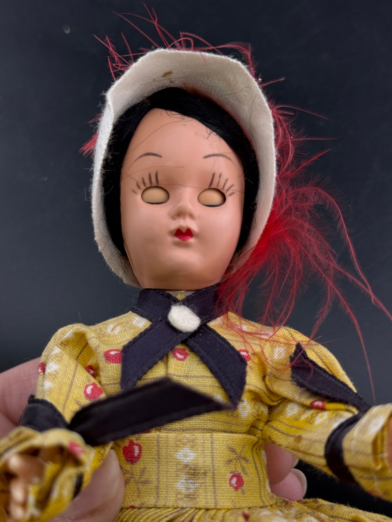 Vintage Doll in a Cloche