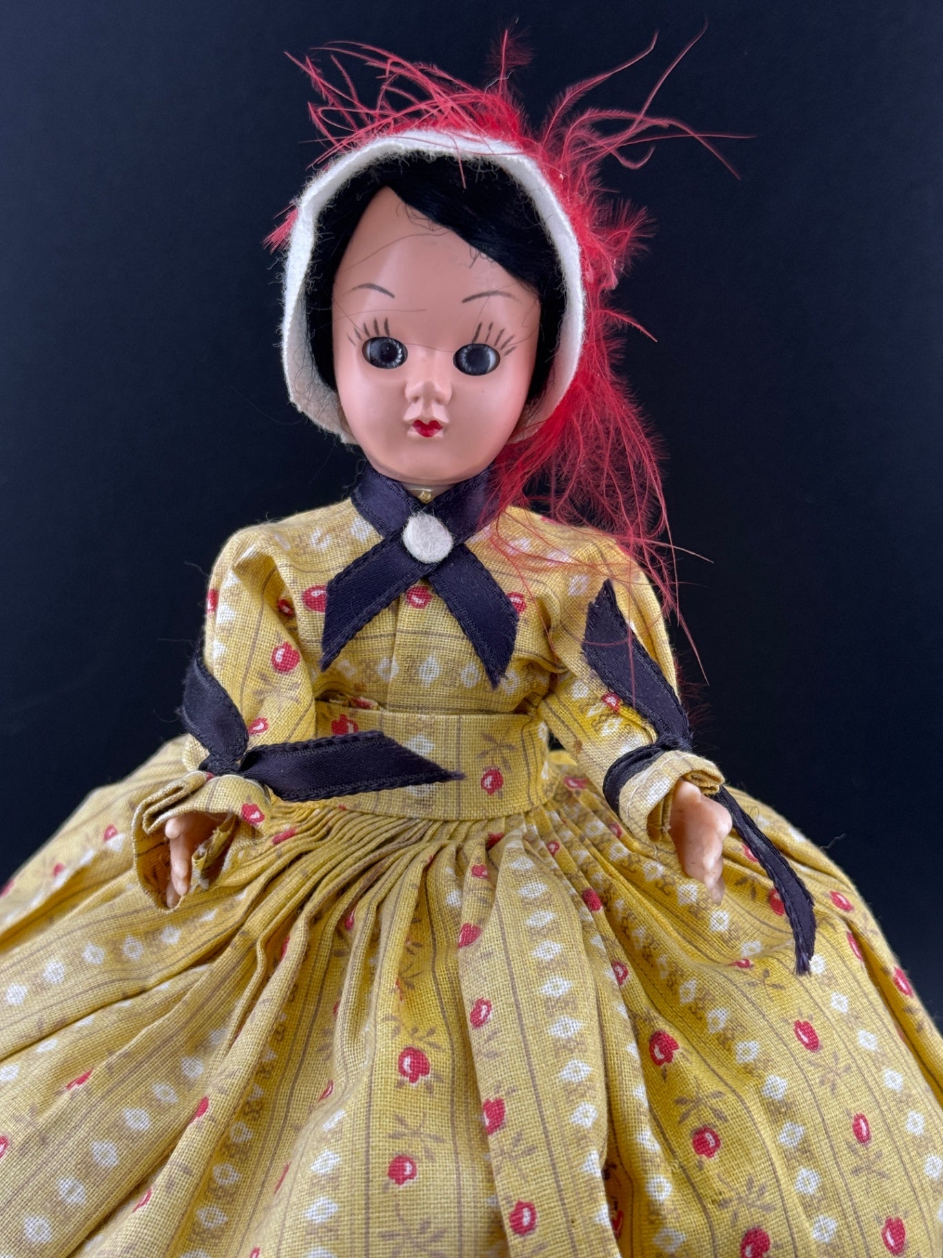 Vintage Doll in a Cloche
