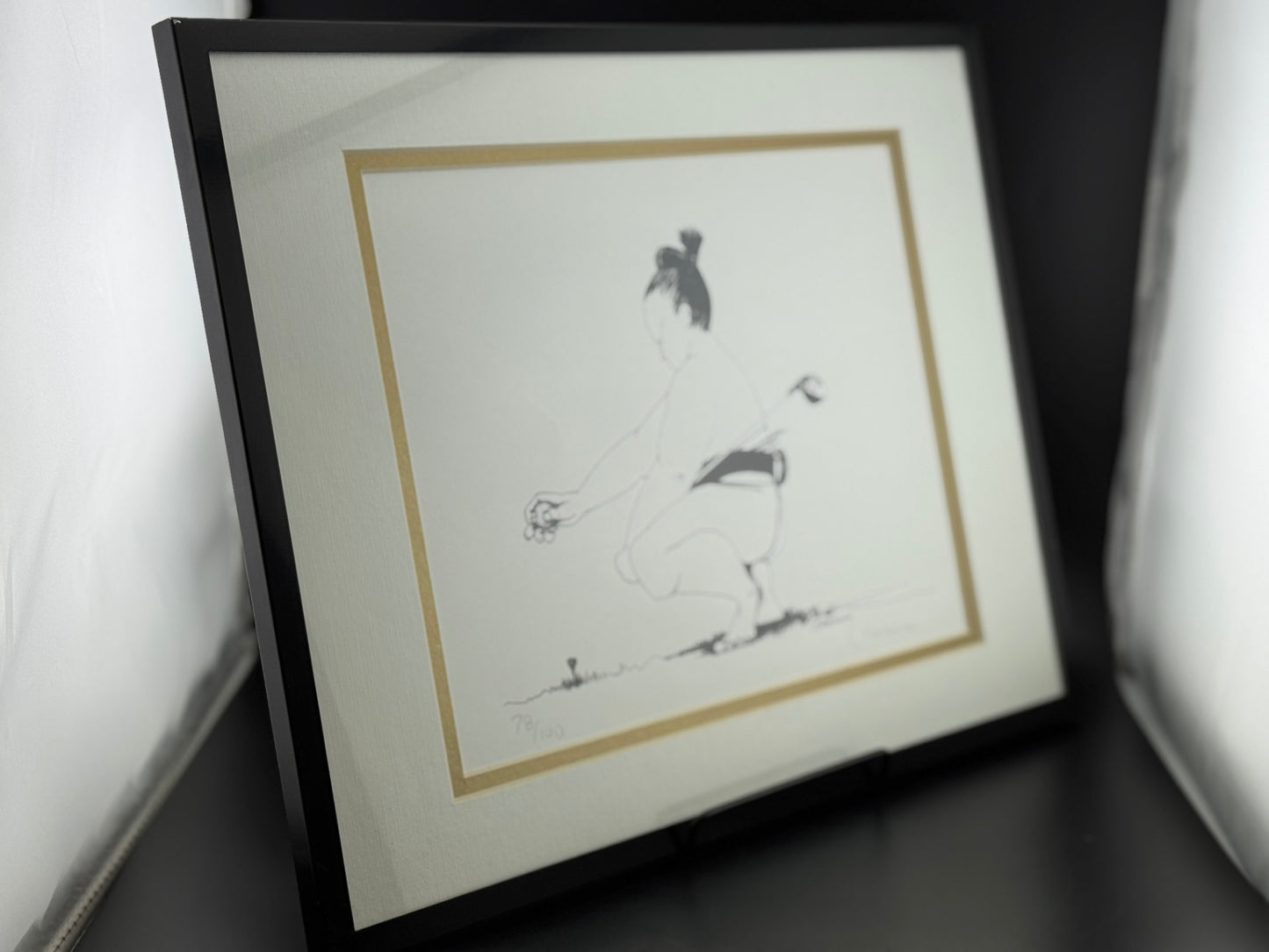 Signed Limited Edition Print "Respect to Par 5" by Cathy Torchiana - 78/100