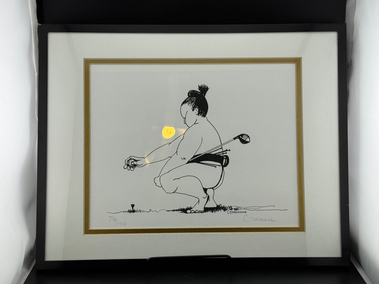 Signed Limited Edition Print "Respect to Par 5" by Cathy Torchiana - 78/100