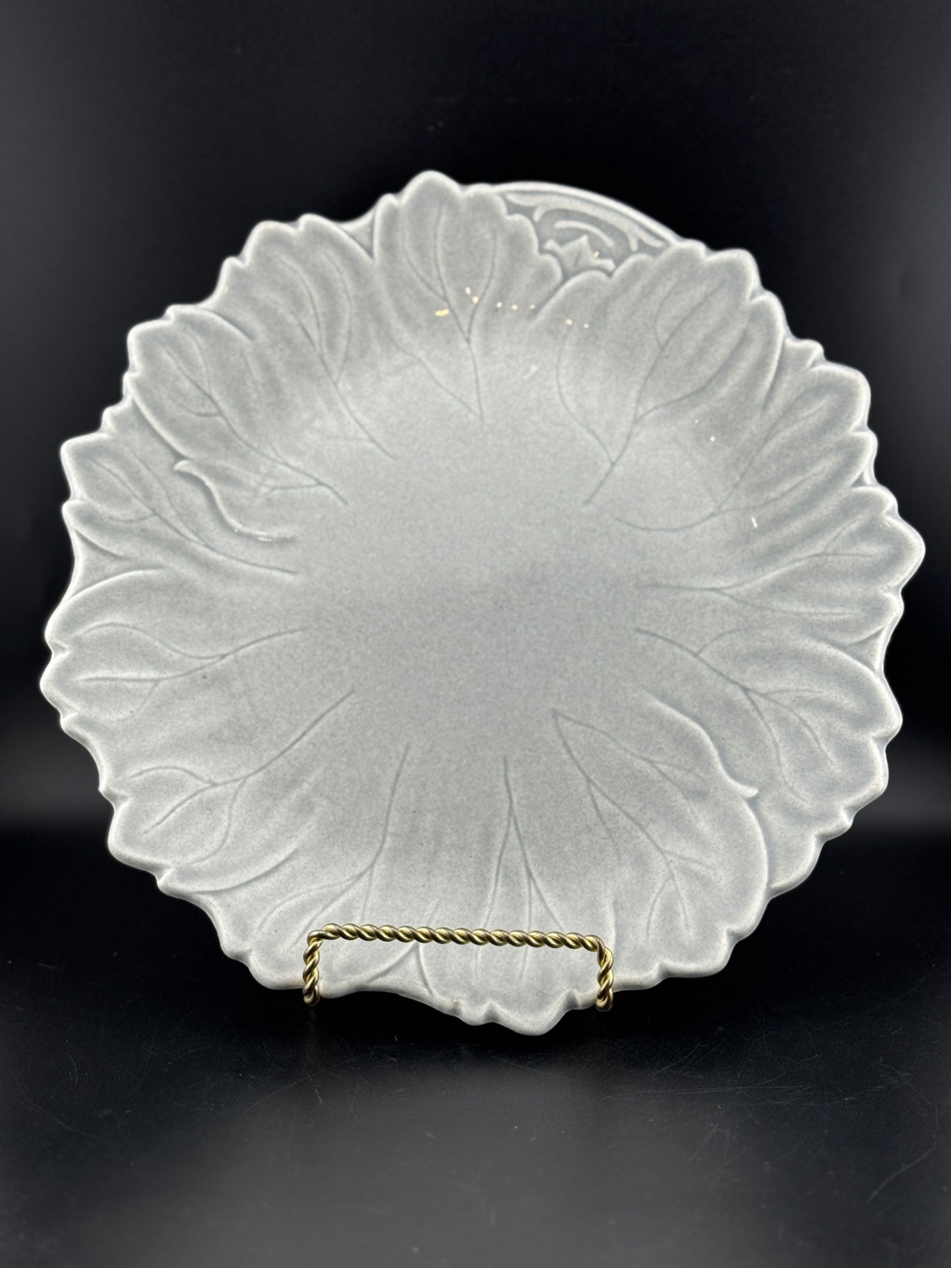 Woodfield Dove Gray 10.5" Plate by Steubenville