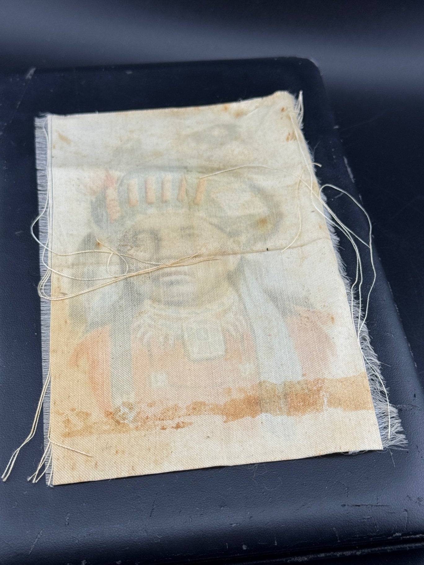 Large Antique Native American Cigarette Silk