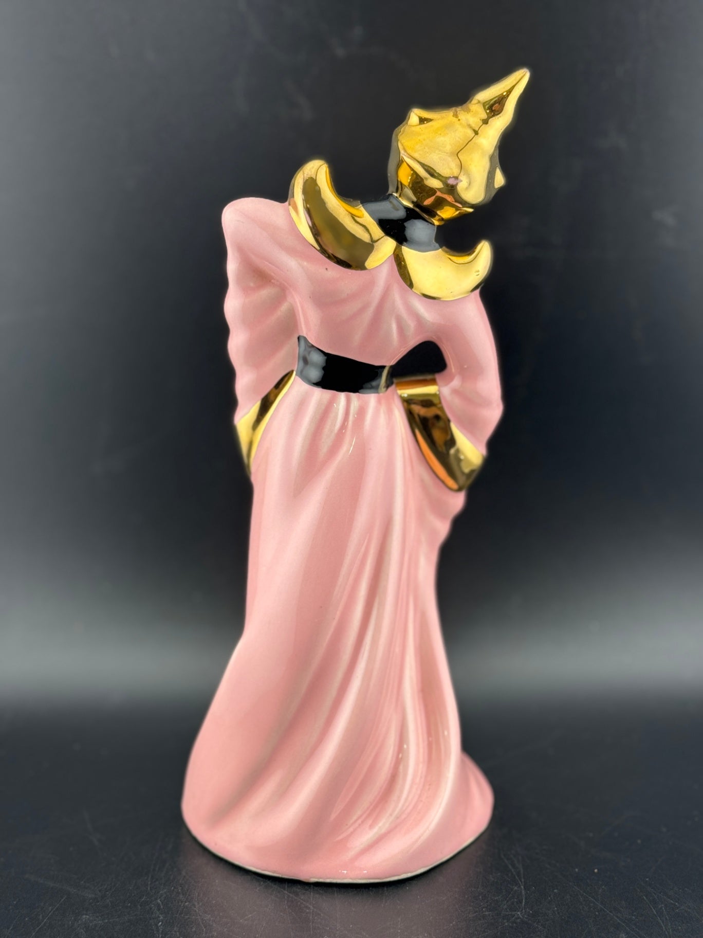 Vintage Asian Woman Figurine by Miramar of CA Pottery