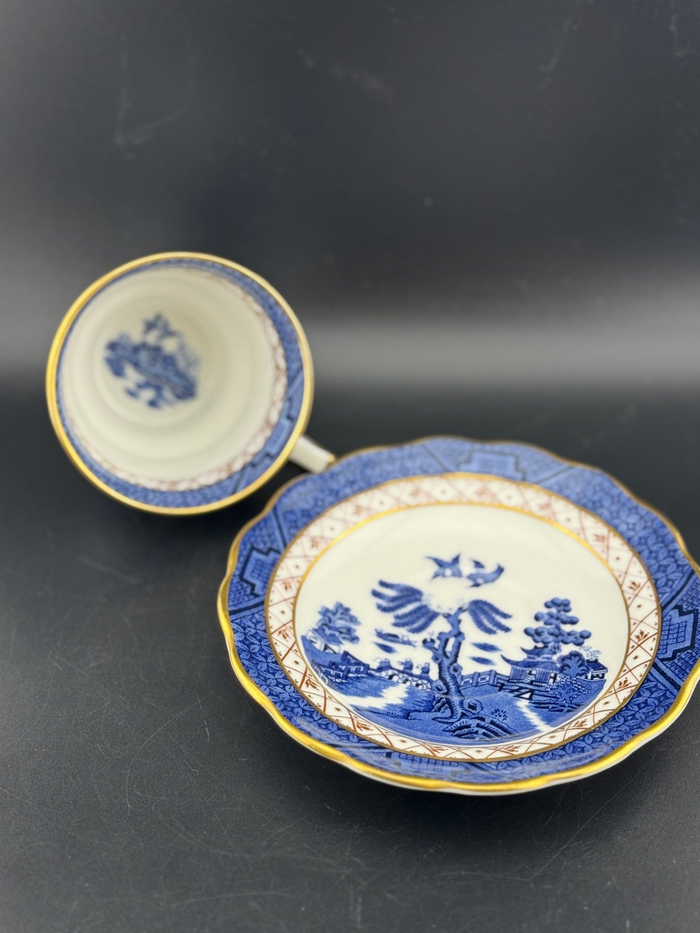 Real Old Willow Cup & Saucer by Royal Doulton