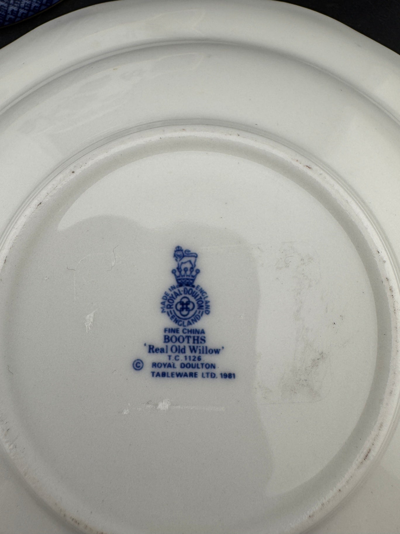 Real Old Willow Cup & Saucer by Royal Doulton