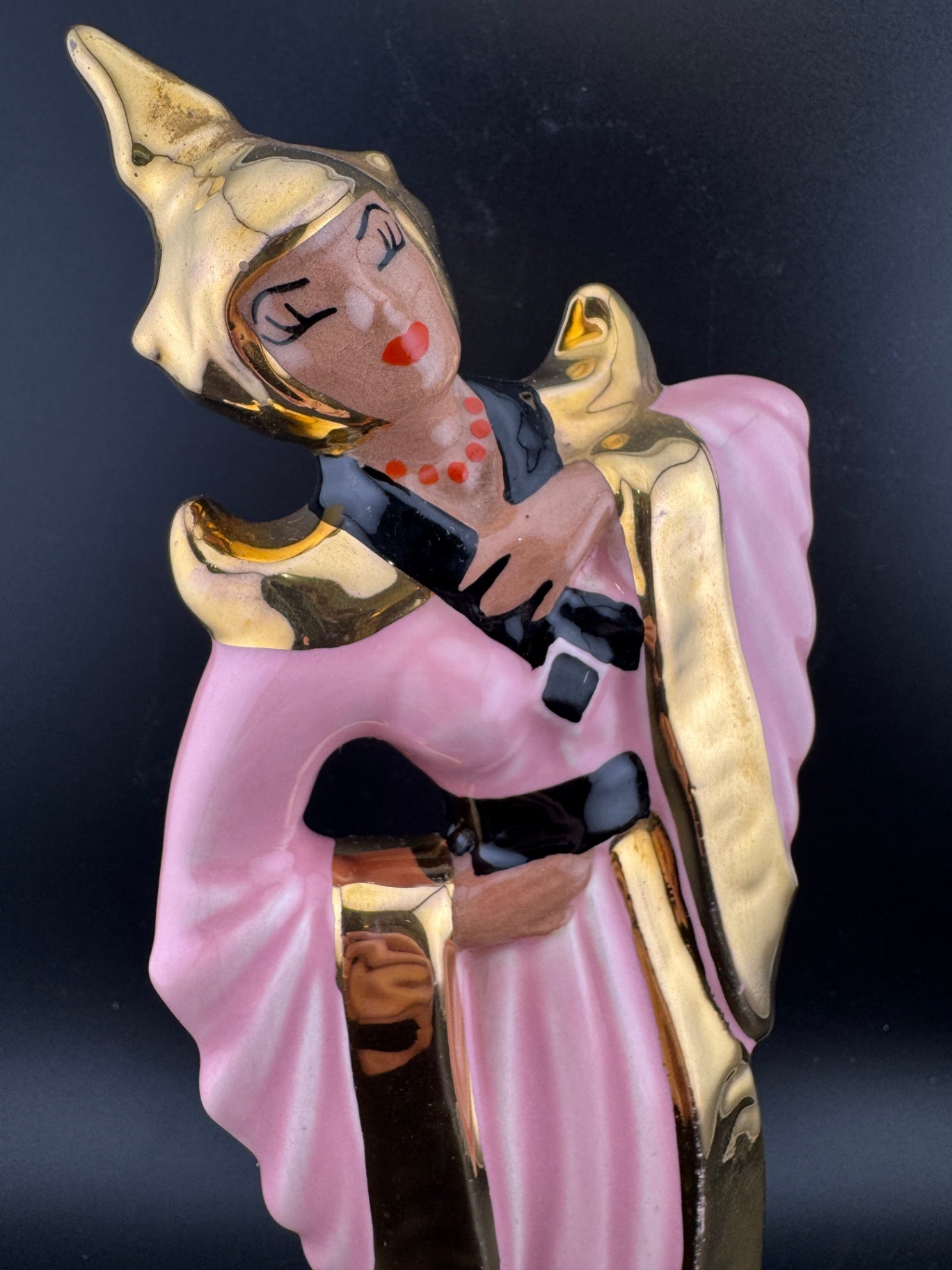 Vintage Asian Woman Figurine by Miramar of CA Pottery