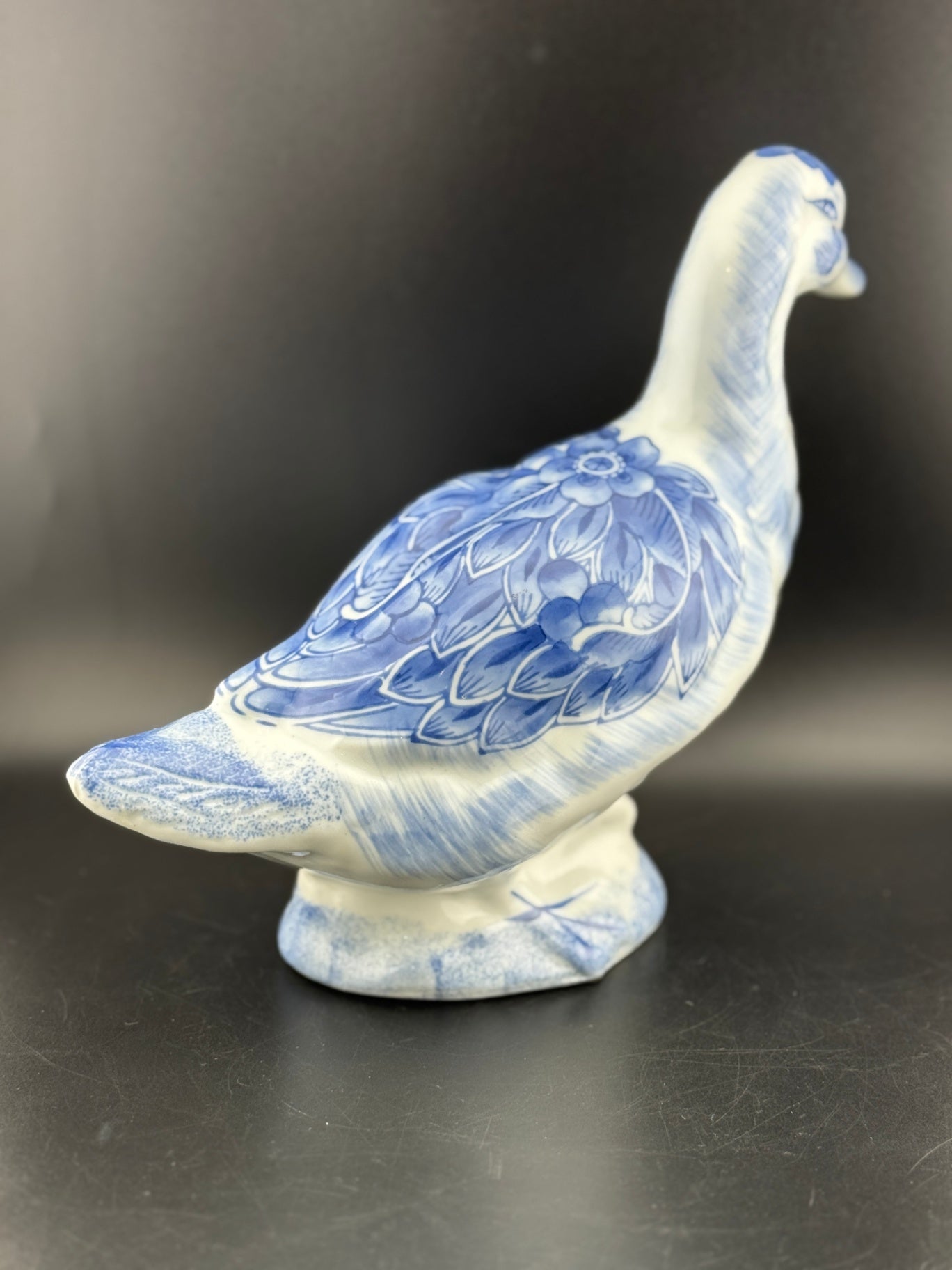 Vintage Delft-Style Duck