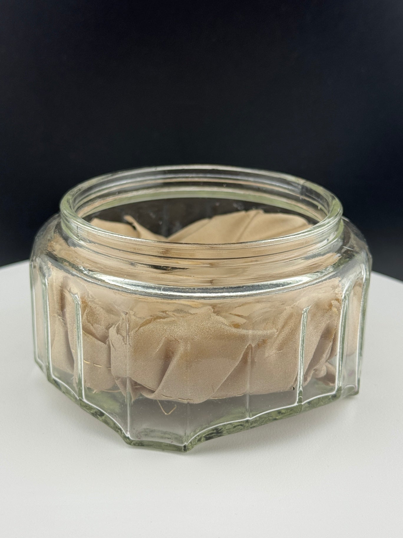 Vintage Celluloid Cameo Dresser Jar