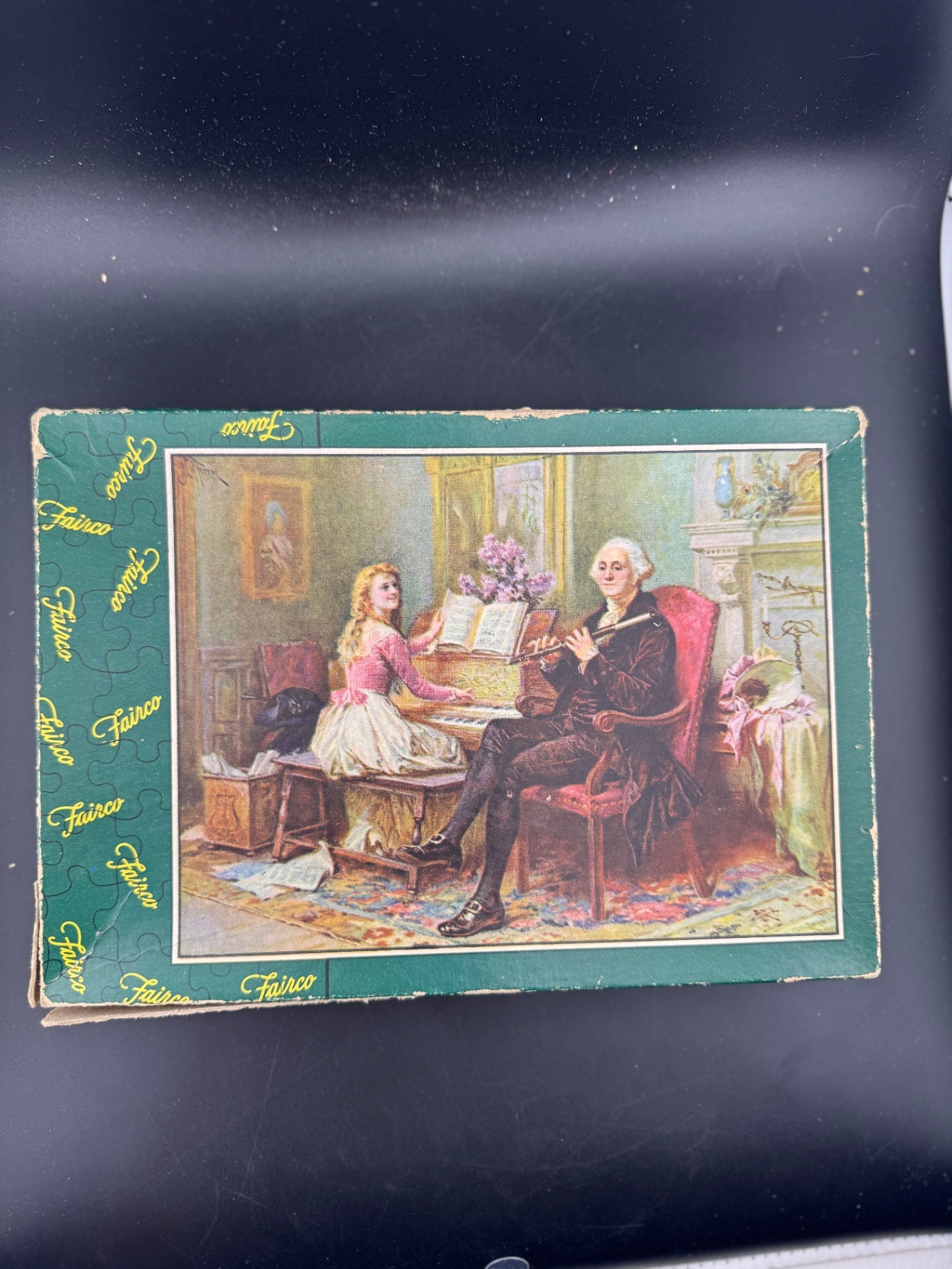 Vintage Fairco Puzzle - Washington and Nellie Custis