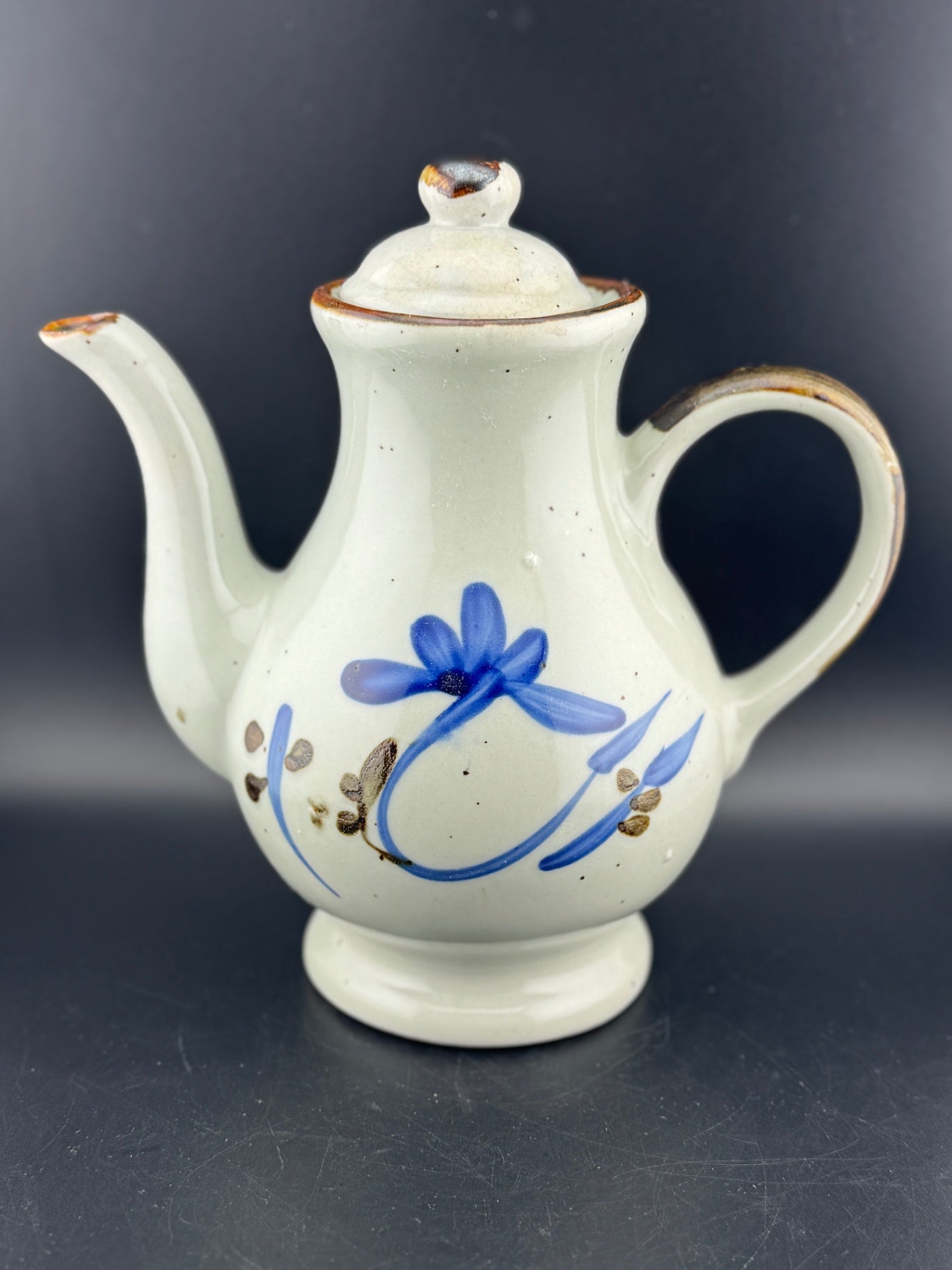 Vintage Mexican Pottery Teapot