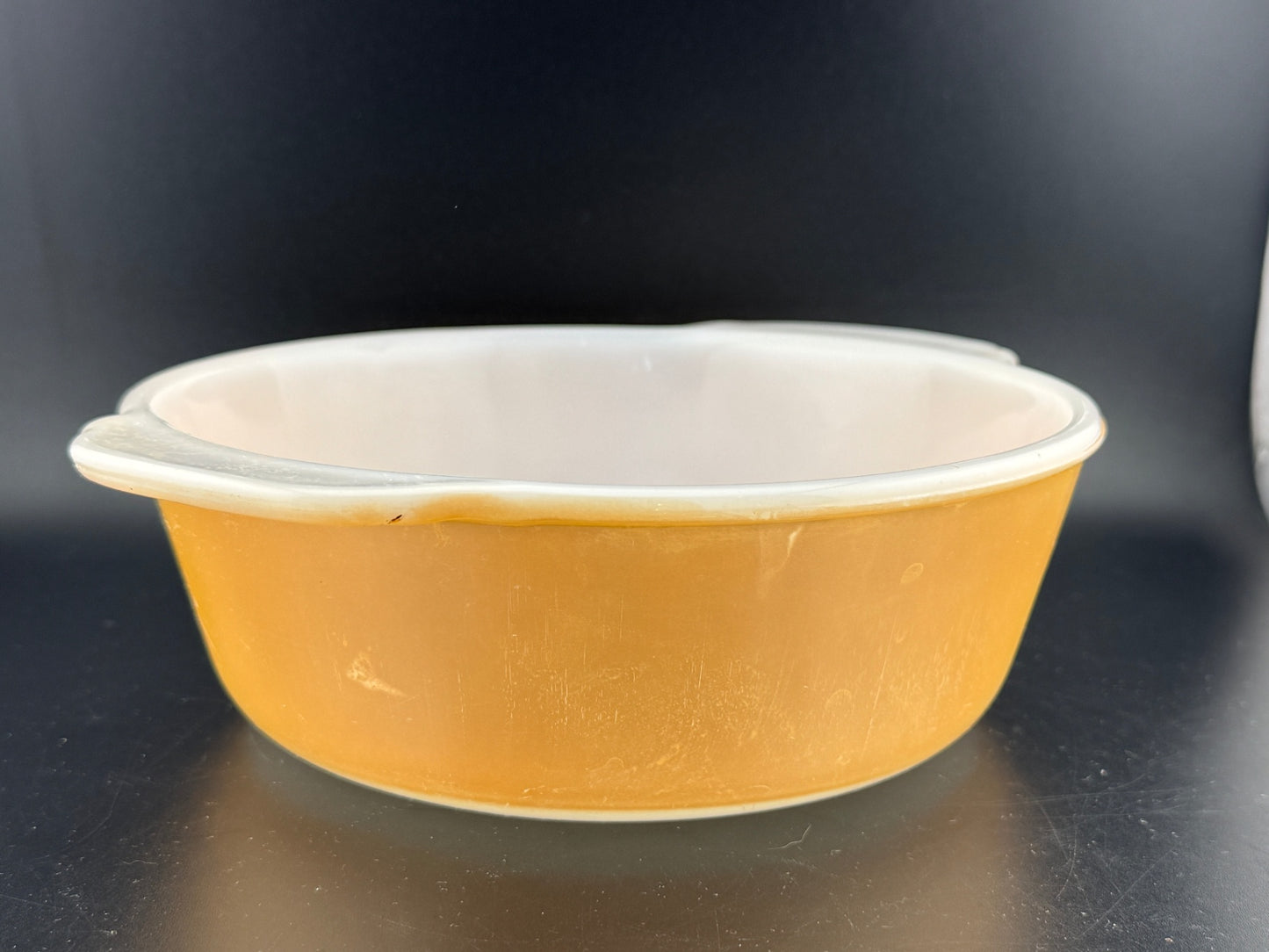 Anchor Hocking Peach Luster 1 Quart Casserole Dish