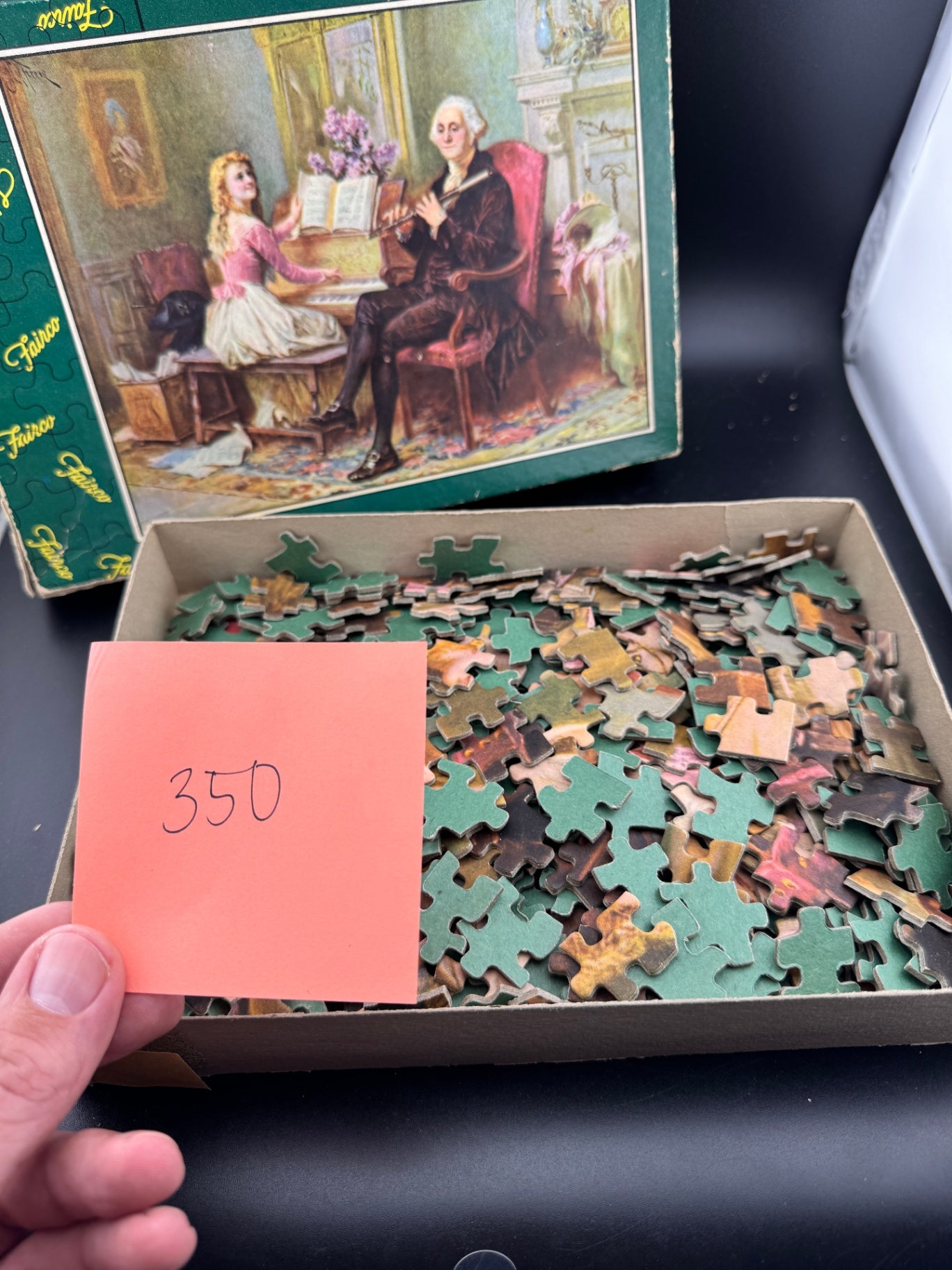Vintage Fairco Puzzle - Washington and Nellie Custis