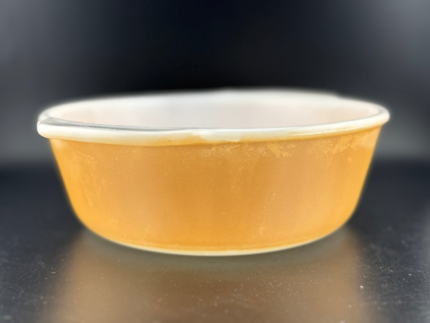 Anchor Hocking Peach Luster 1 Quart Casserole Dish
