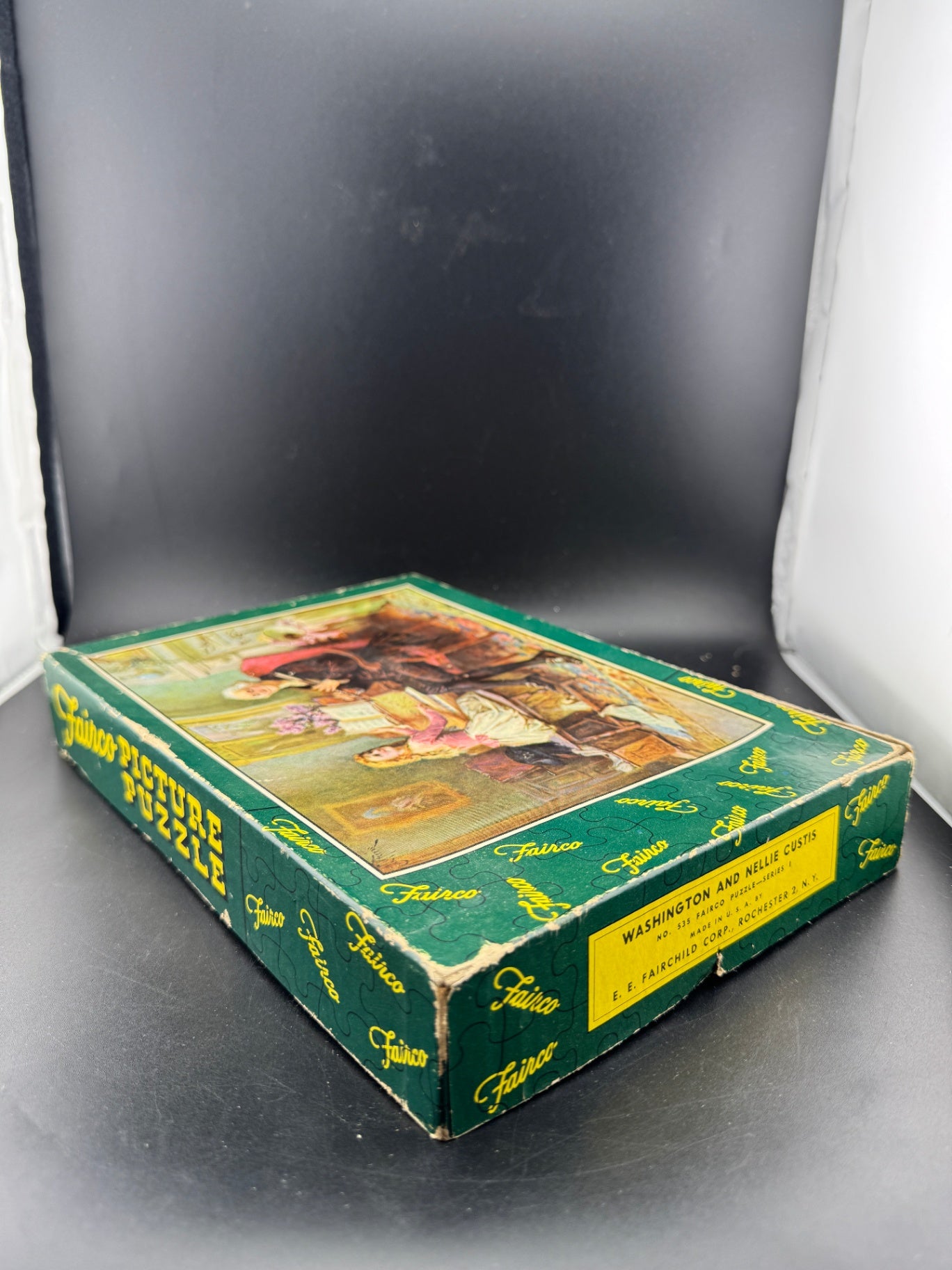 Vintage Fairco Puzzle - Washington and Nellie Custis
