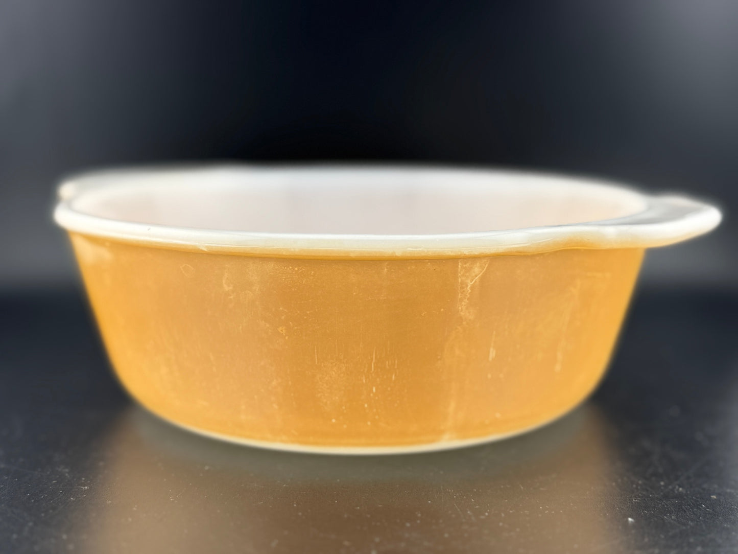 Anchor Hocking Peach Luster 1 Quart Casserole Dish