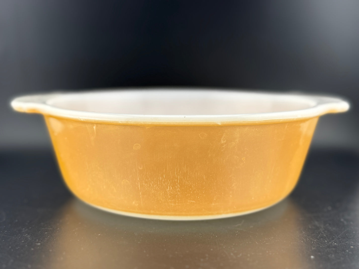 Anchor Hocking Peach Luster 1 Quart Casserole Dish