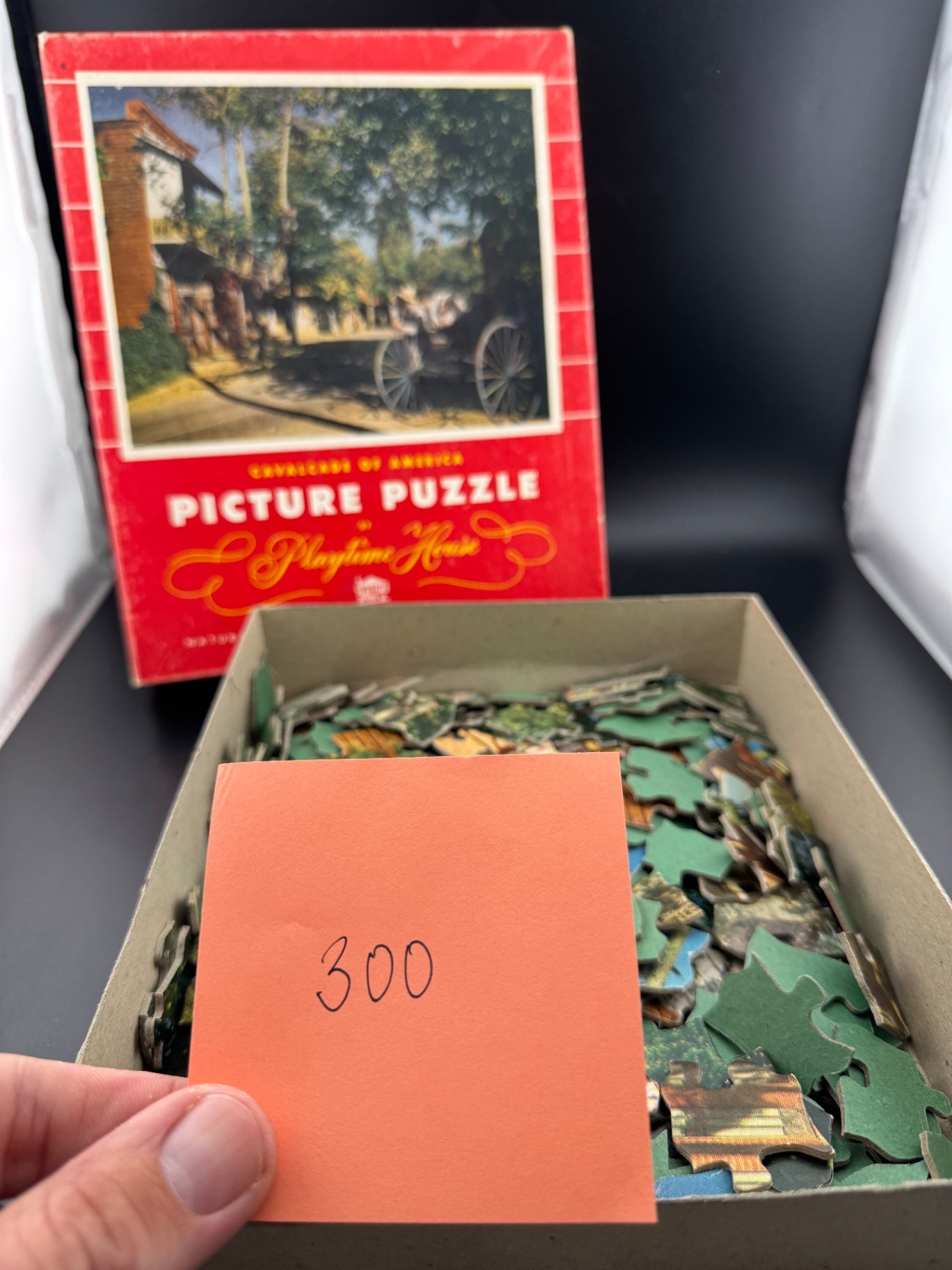 Vintage Playtime House Puzzle - Ghost Town
