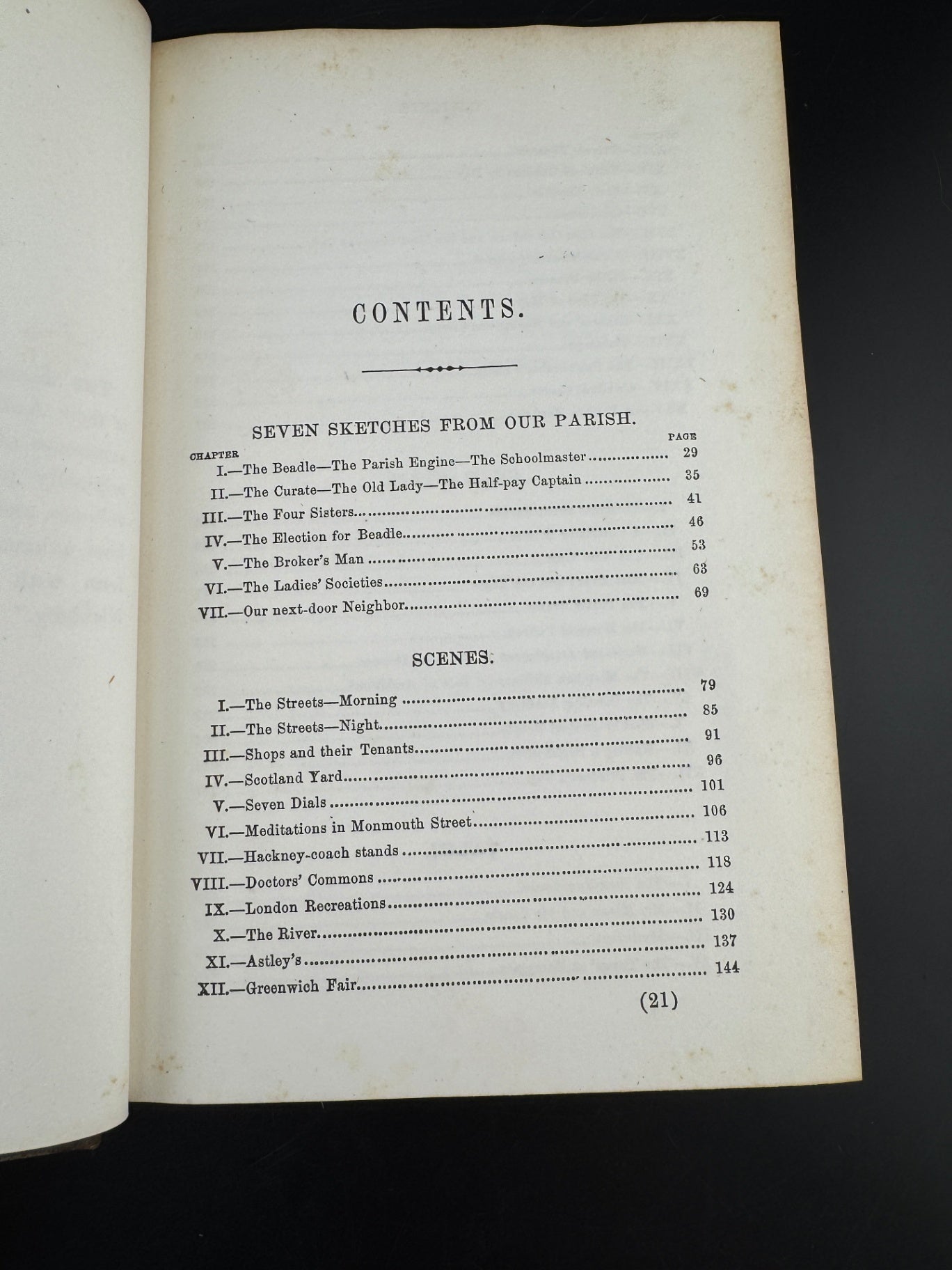Charles Dickens "Sketches by Boz - Volume I" - The Peterson's Duodecimo Edition