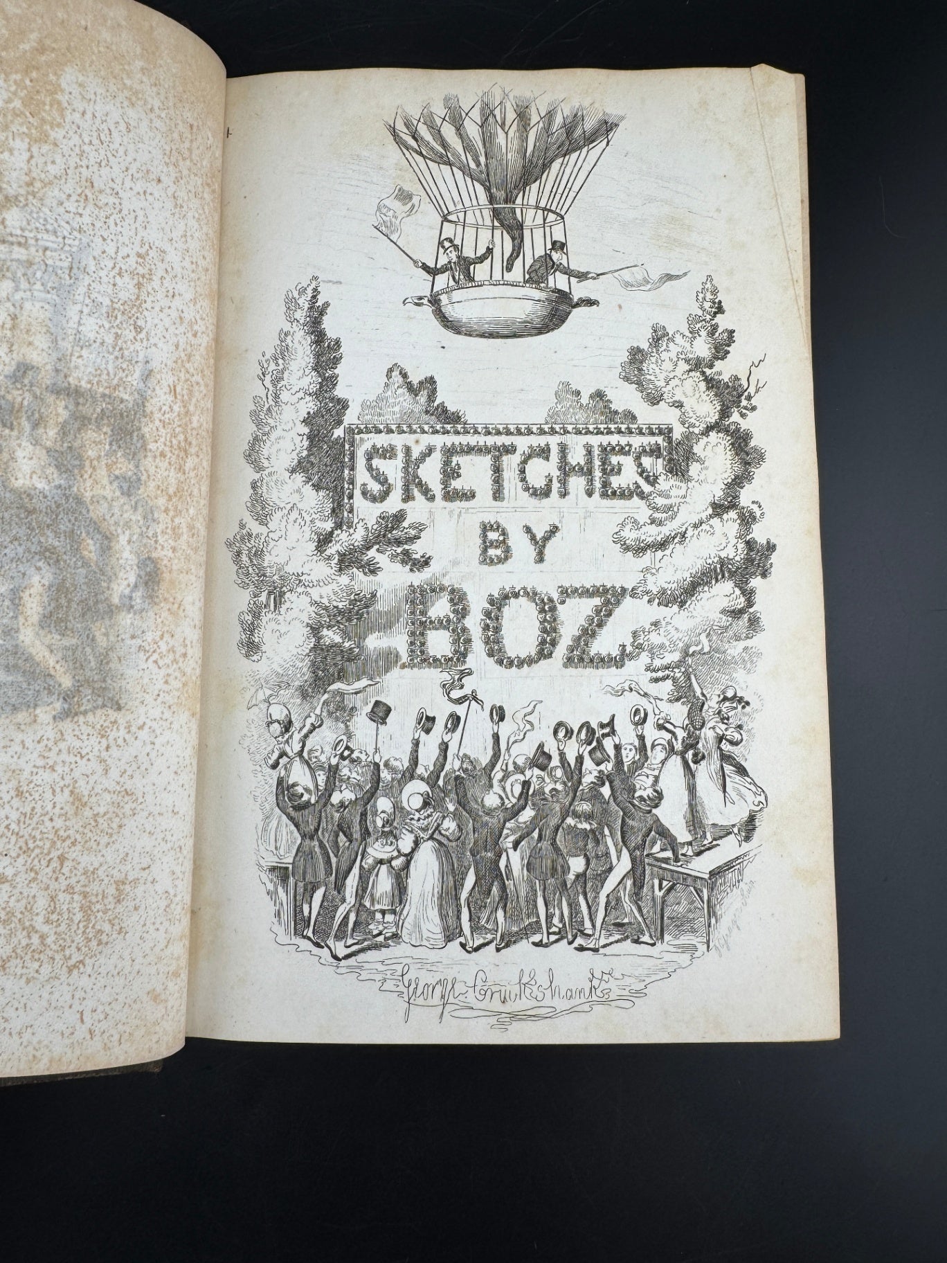 Charles Dickens "Sketches by Boz - Volume I" - The Peterson's Duodecimo Edition