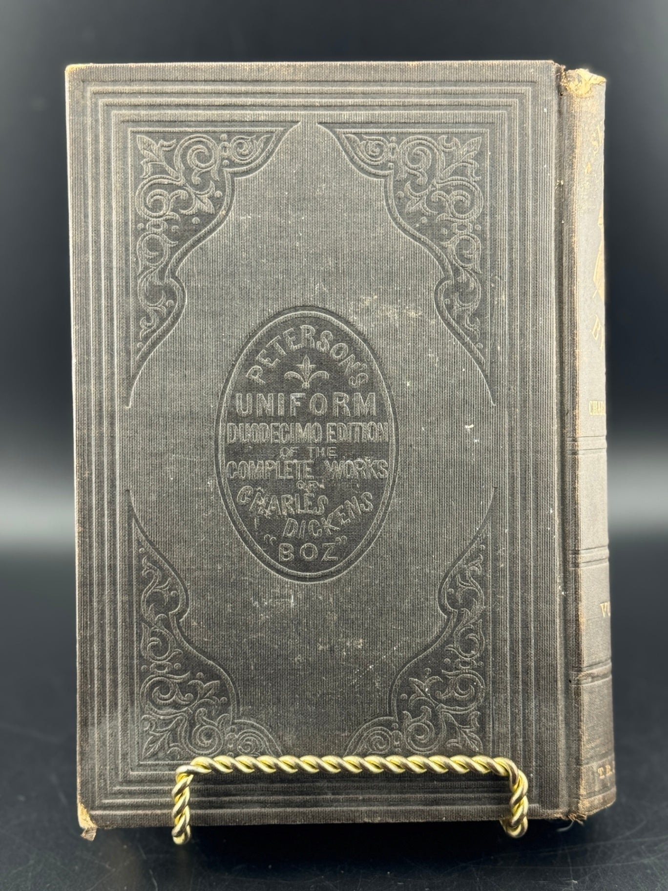 Charles Dickens "Sketches by Boz - Volume I" - The Peterson's Duodecimo Edition